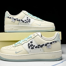 Nike Air Force 1'07 Low _Green Grape Leopard Pop_ 手绘 Nike Air Force 1'07 Low _Green Grape Leopard Pop_ 手绘