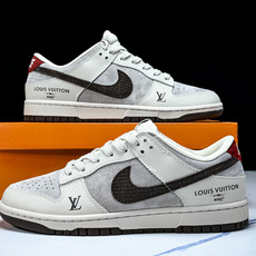Nike SB Dunk Low LV联名 红尾巧克力 周年高端定制 低帮休闲板鞋 XX3168-123 Nike SB Dunk Low LV联名 红尾巧克力 周年高端定制 低帮休闲板鞋 XX3168-123