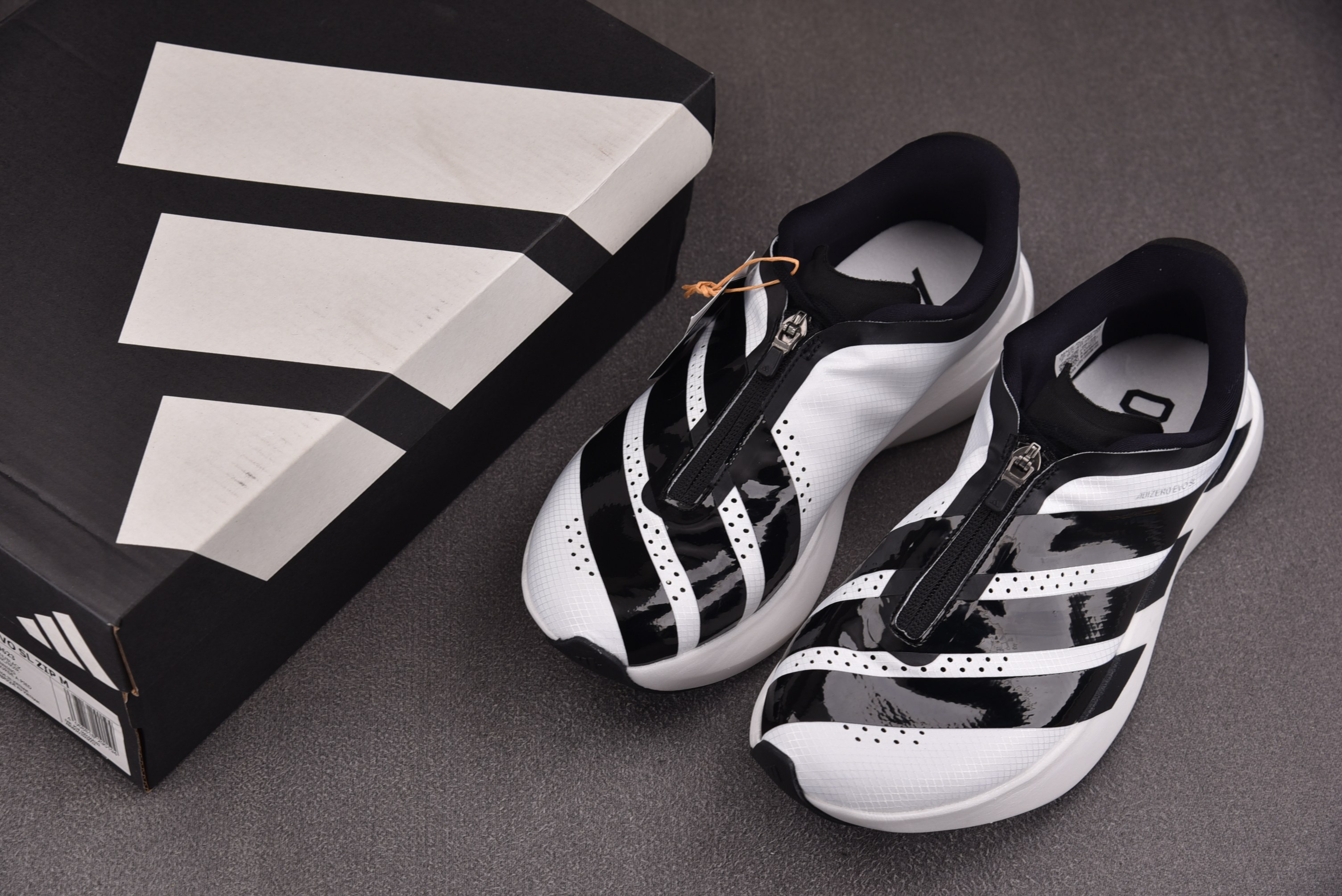 AD Adizero Evo SL Zip 白黑 KH9623 YZ03936-45