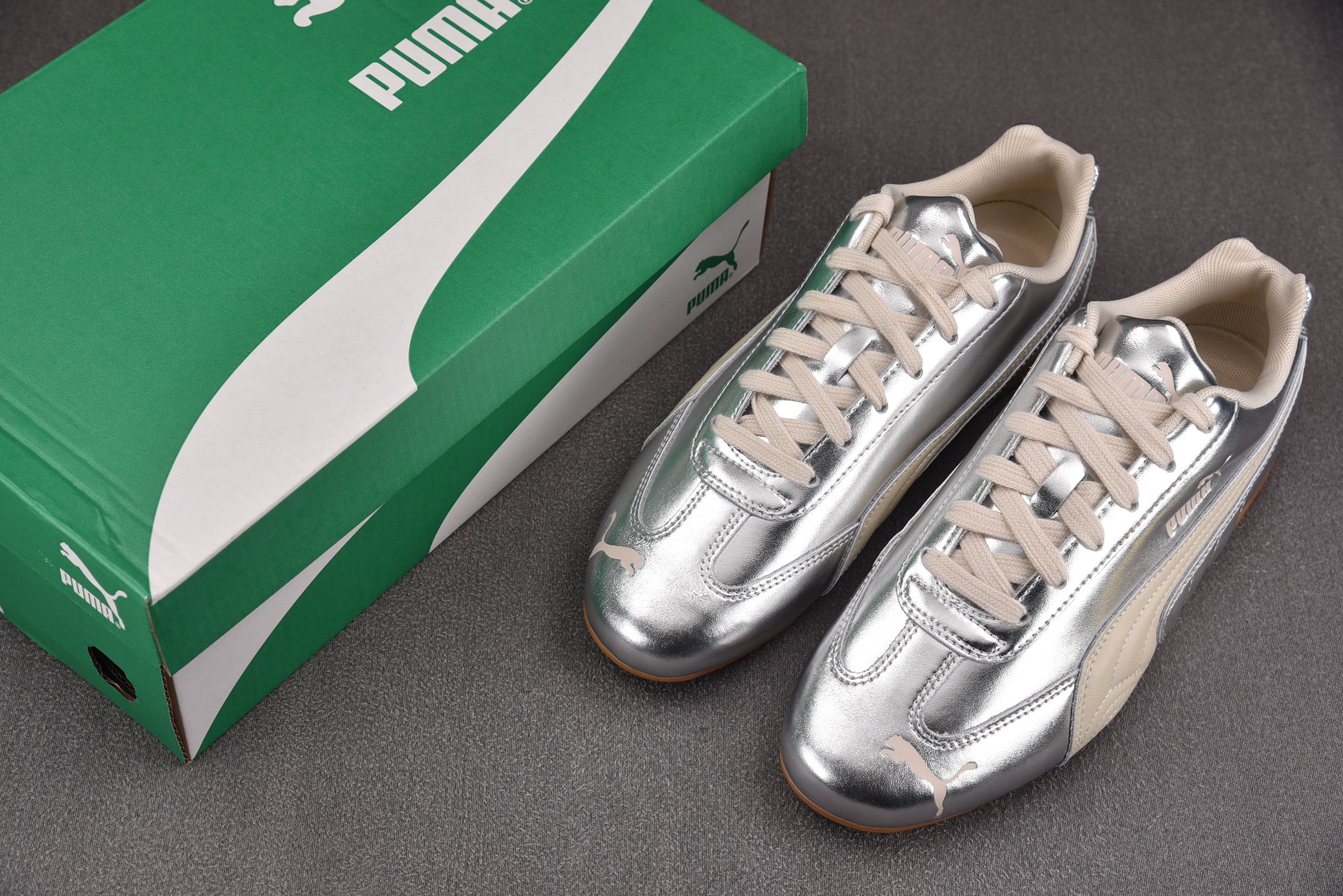 Puma Speedcat Silver Alpine Snow (Women's) 银白 -02  Y