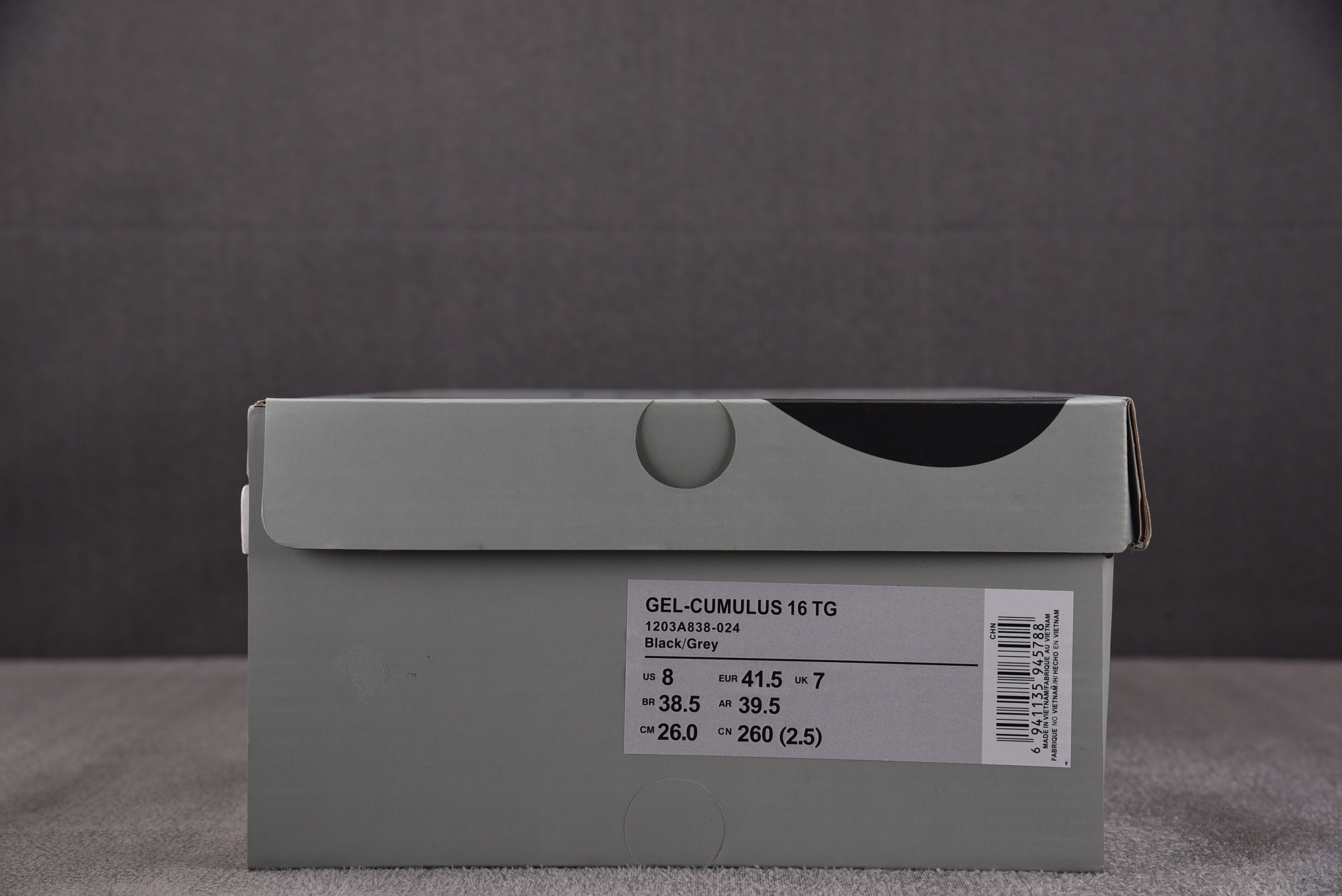 ASICS Gel-Cumulus 16 TG 黑色 1203A838-024 YZ02236-46