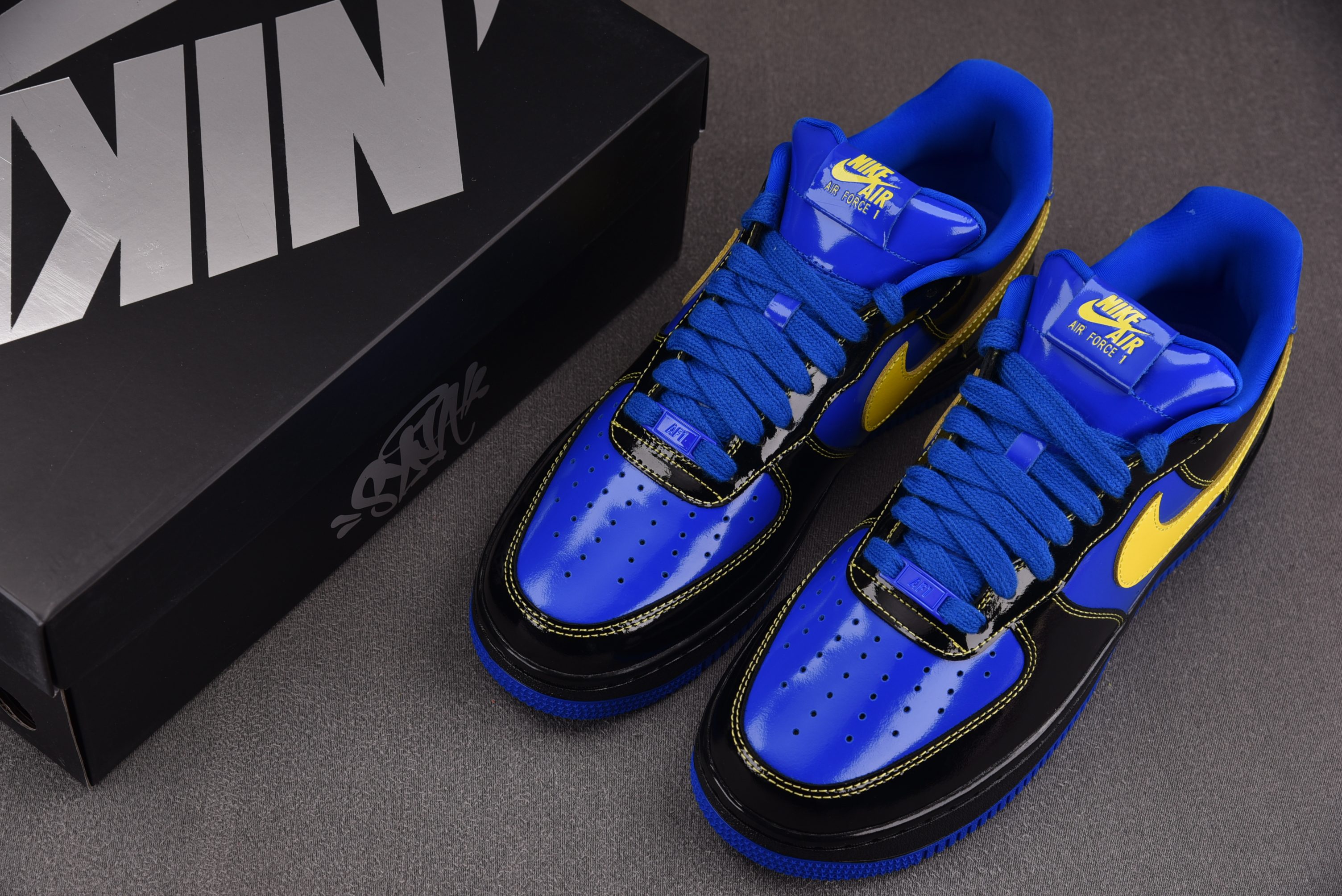 NK Air Force 1 Low Syna Central Cee Black Optic Yell