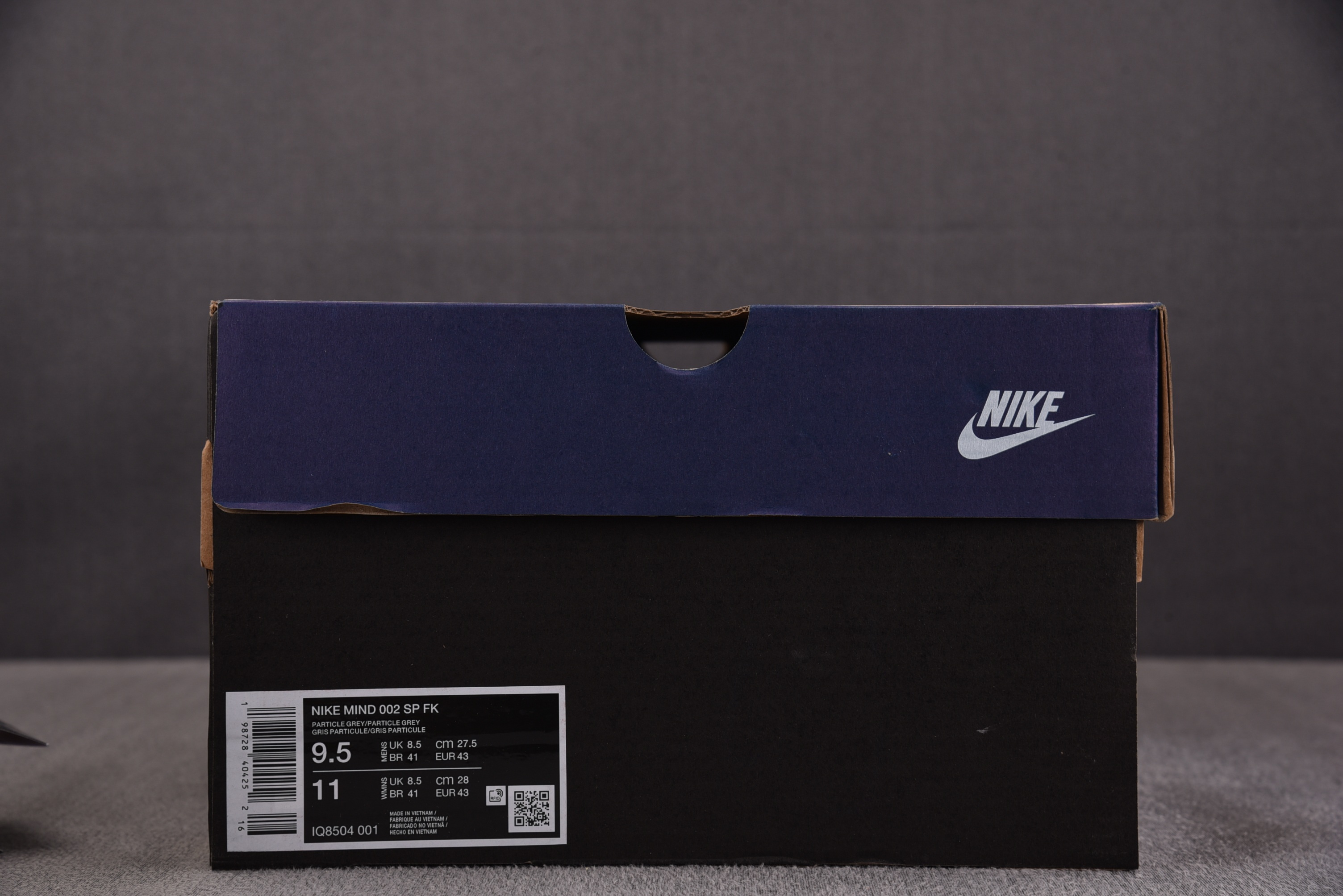 NK Mind 002 Flyknit Fragment Particle Grey 水泥灰 IQ850