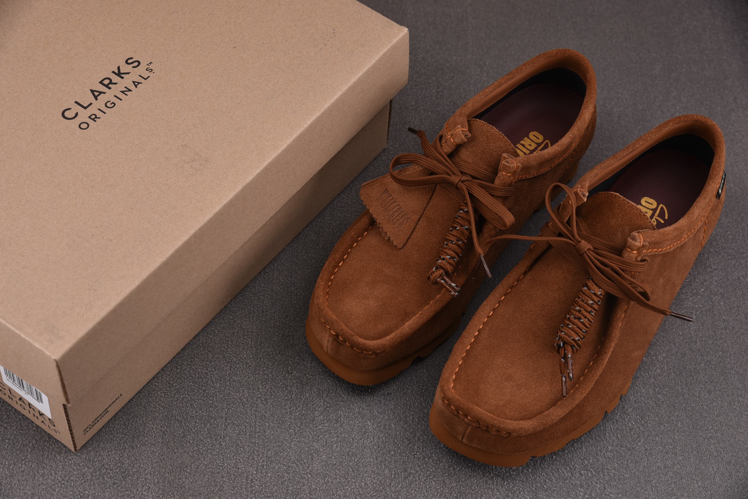 CLARK Wallabee GTX Cola Suede 棕色 YZ022-136-46