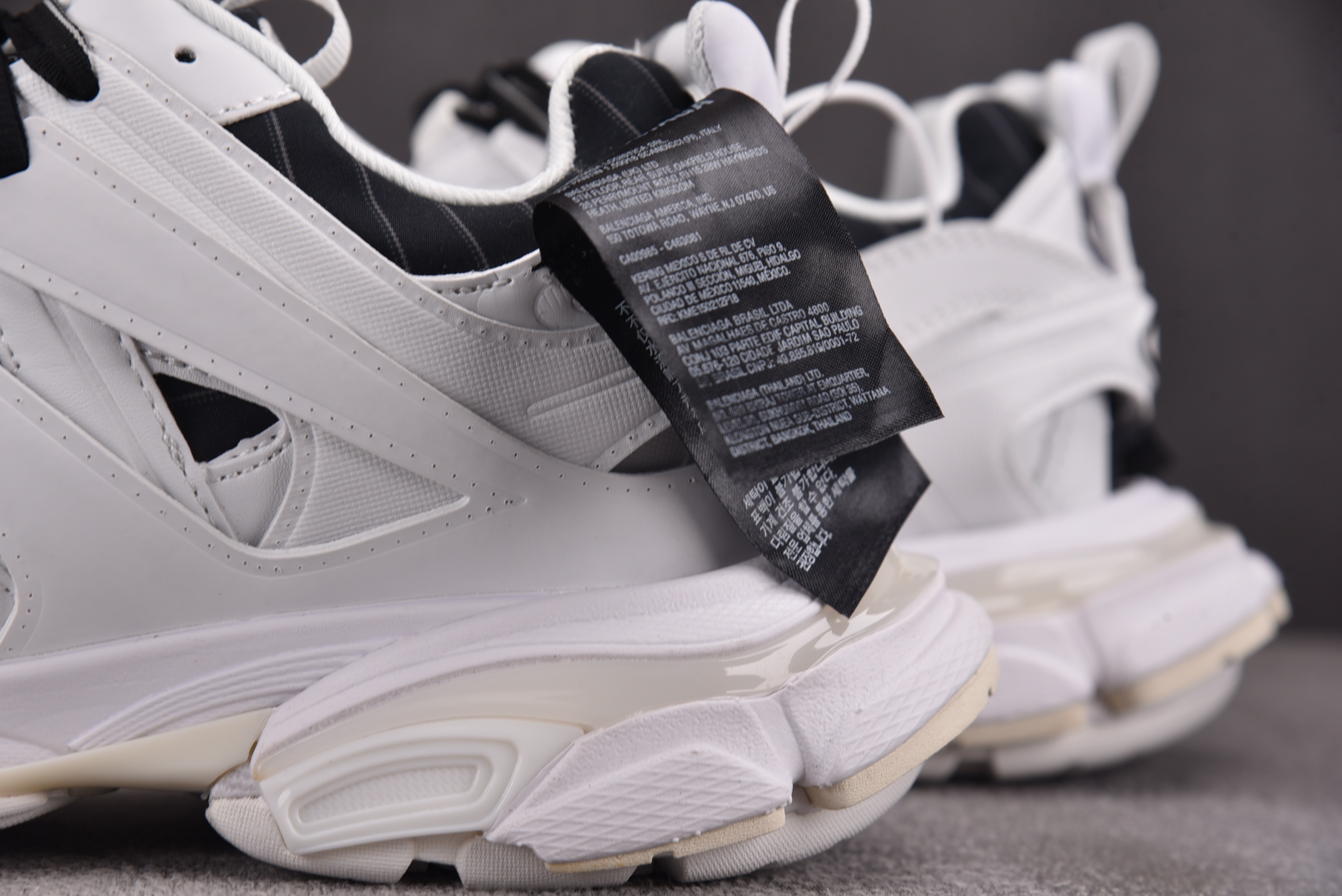 Balenciaga Track Sketch Mesh Rub 白黑 YZ01835-46