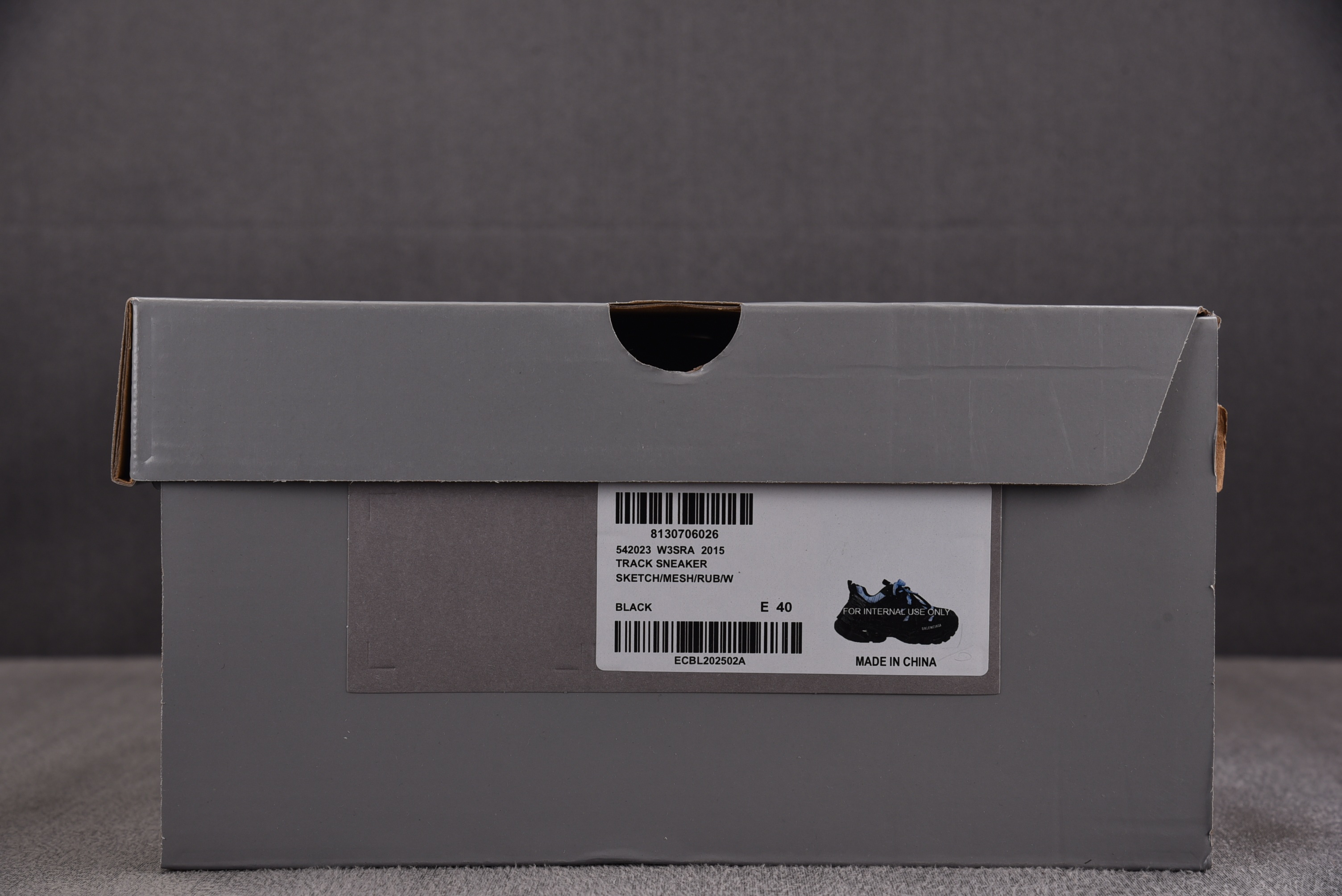 Balenciaga Track Sketch Mesh Rub 黑蓝 YZ01835-46