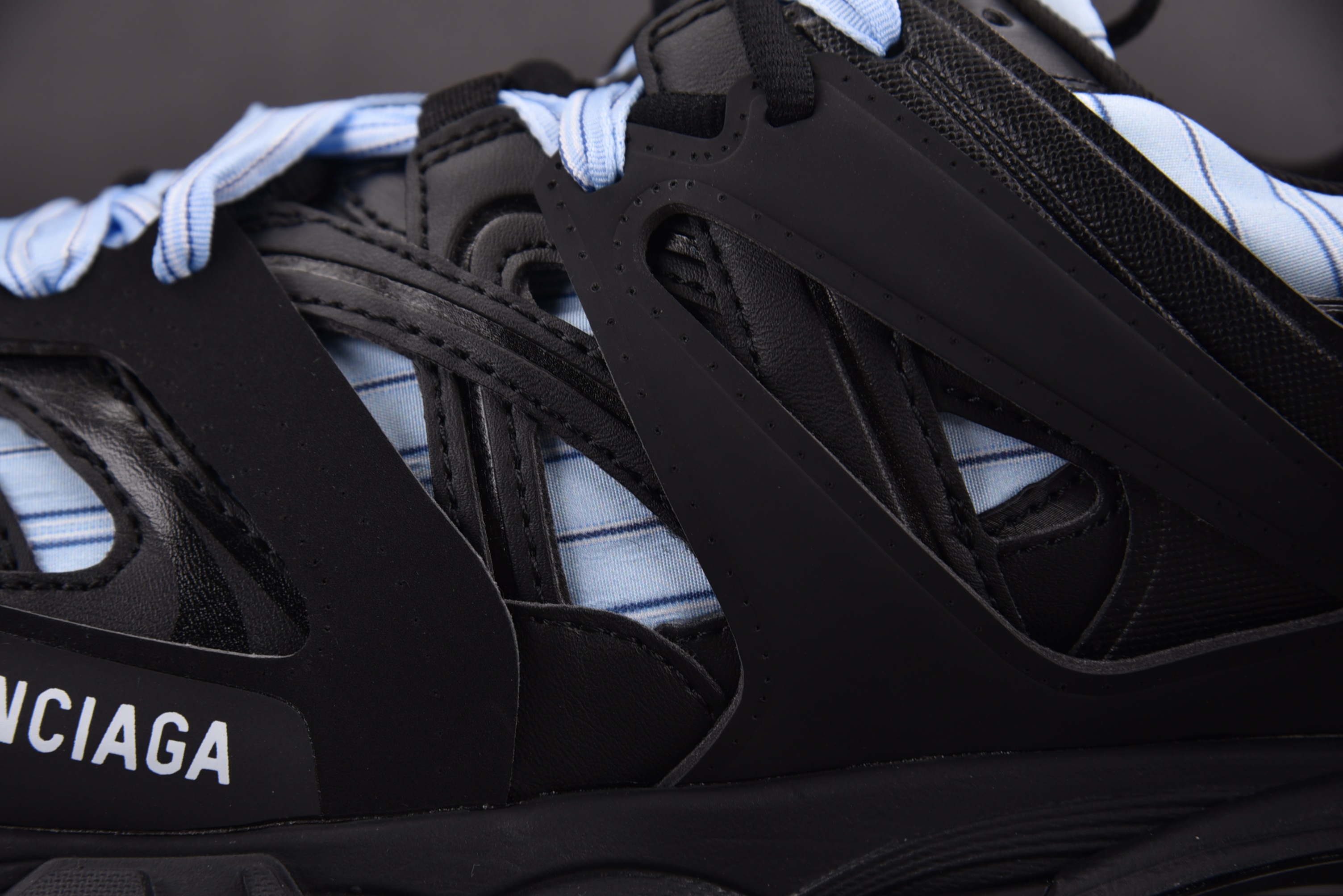 Balenciaga Track Sketch Mesh Rub 黑蓝 YZ01835-46