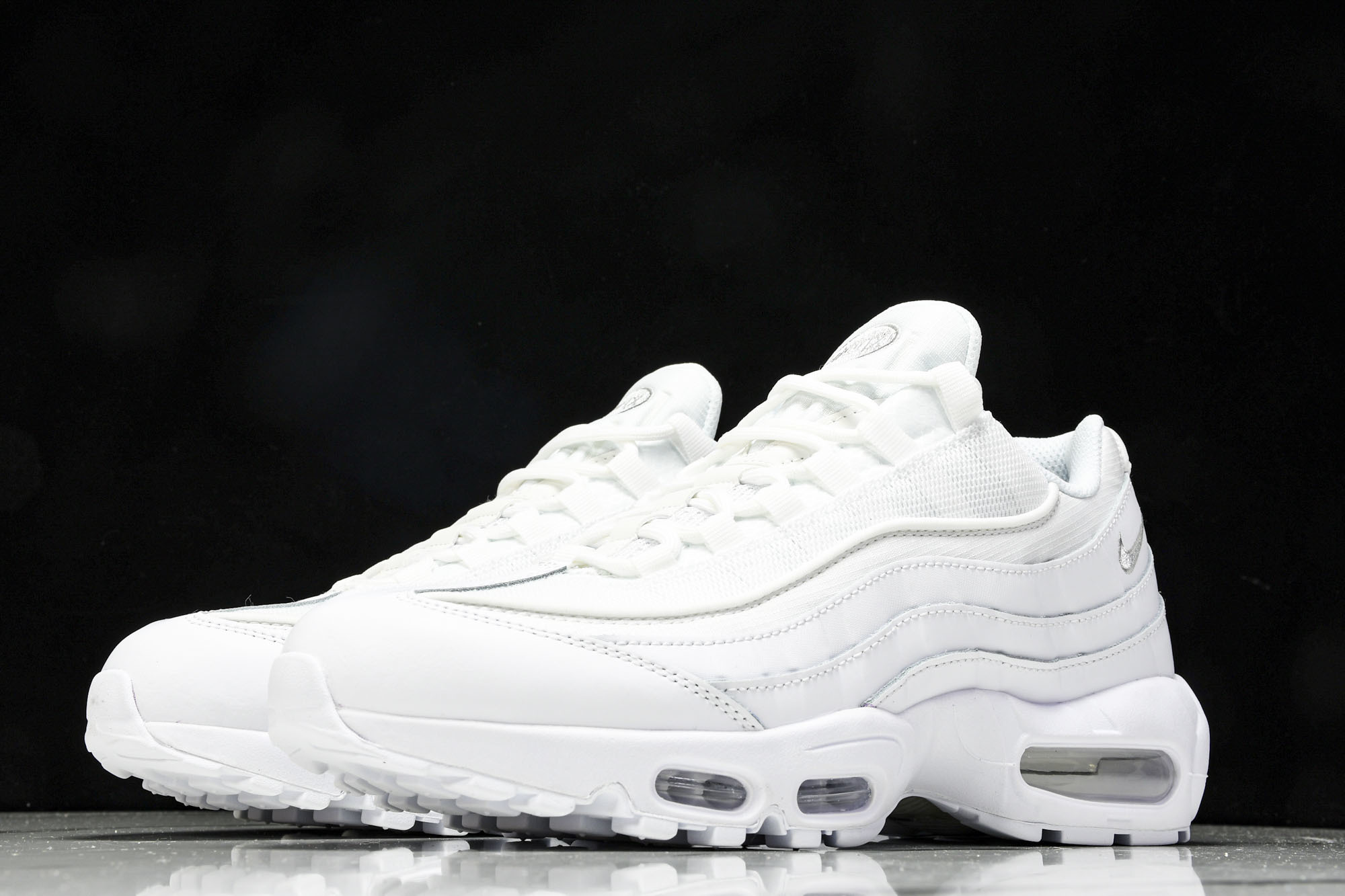 纯原Denham x NK Air Max 95 全白 跑步鞋 CT1268 100 #YZ001-1原