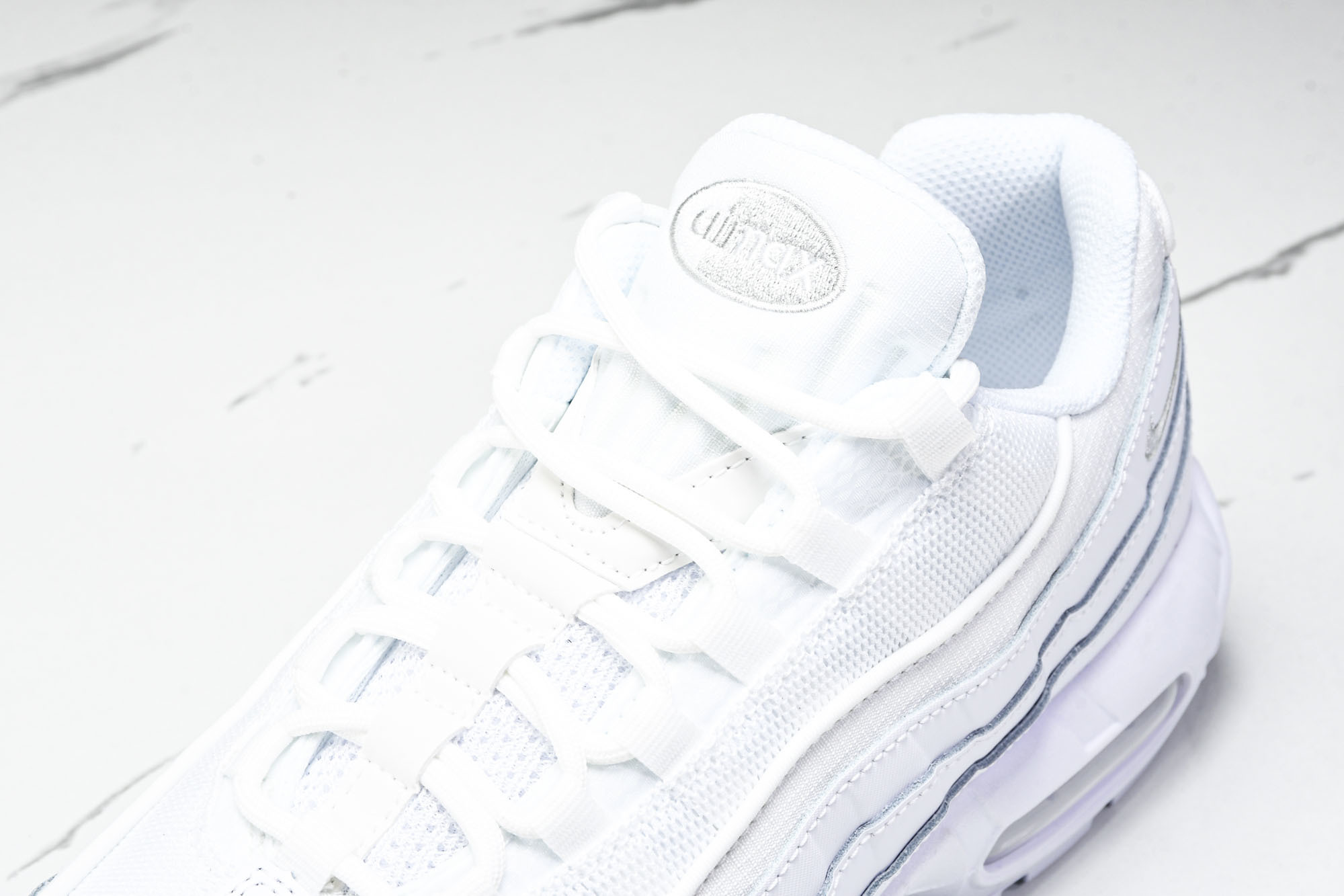 纯原Denham x NK Air Max 95 全白 跑步鞋 CT1268 100 #YZ001-1原