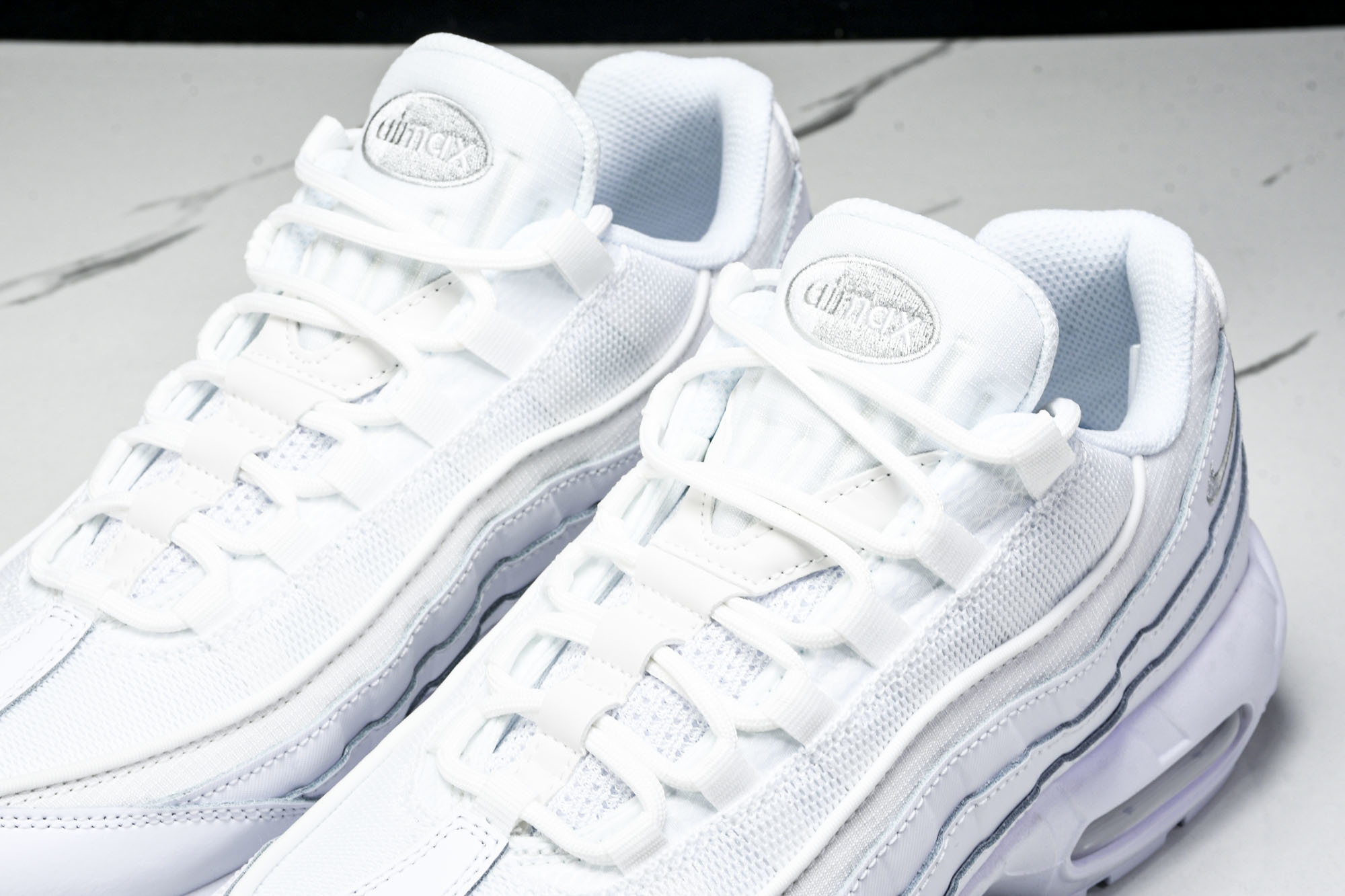 纯原Denham x NK Air Max 95 全白 跑步鞋 CT1268 100 #YZ001-1原