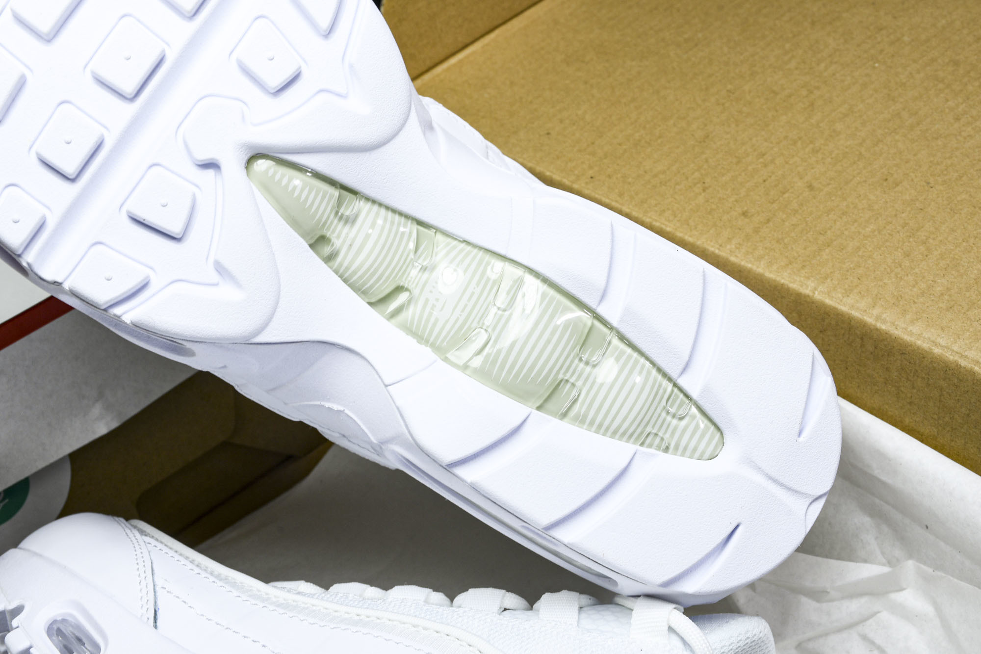 纯原Denham x NK Air Max 95 全白 跑步鞋 CT1268 100 #YZ001-1原