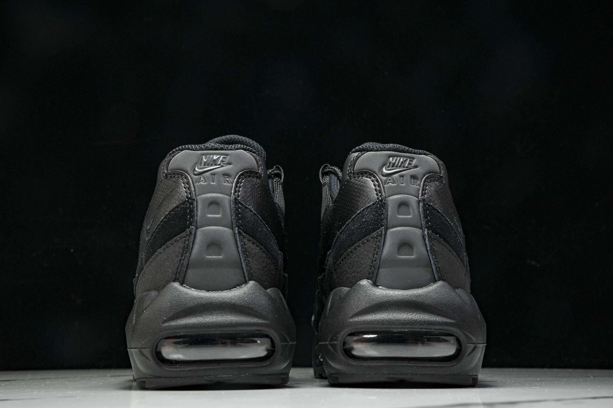 纯原Denham x NK Air Max 95 全黑 跑步鞋 CI3705 001 #YZ001-1原