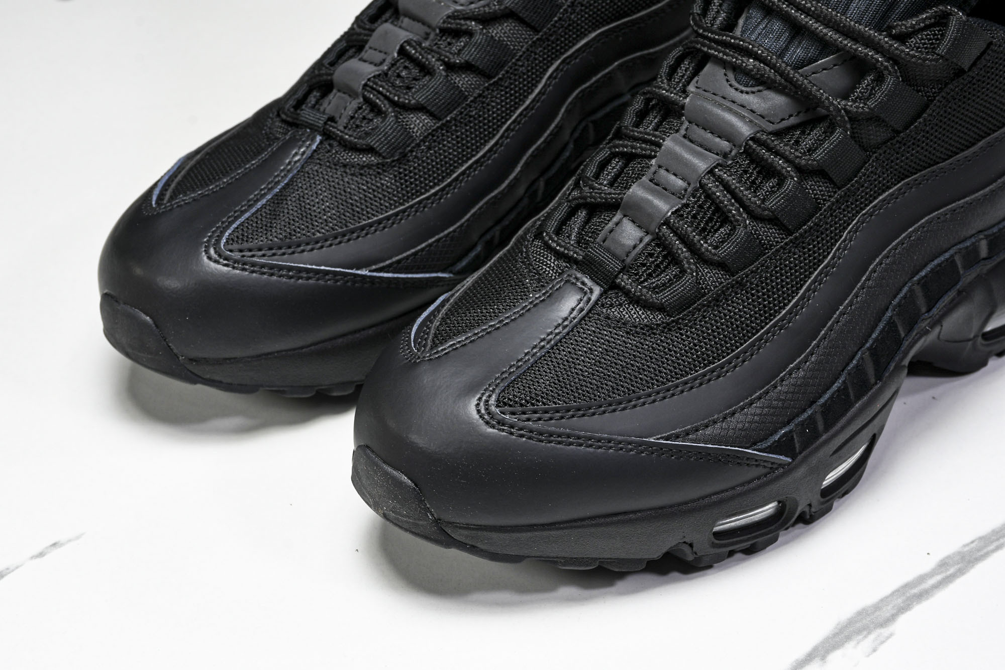 纯原Denham x NK Air Max 95 全黑 跑步鞋 CI3705 001 #YZ001-1原