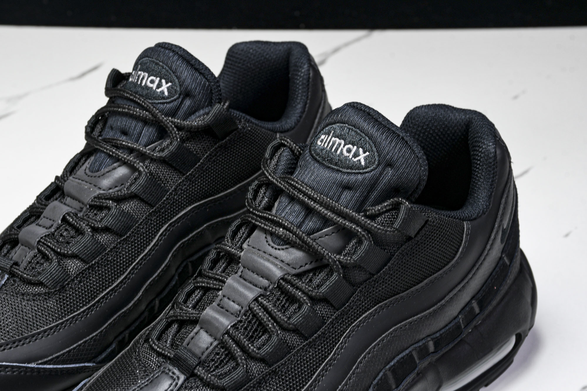 纯原Denham x NK Air Max 95 全黑 跑步鞋 CI3705 001 #YZ001-1原