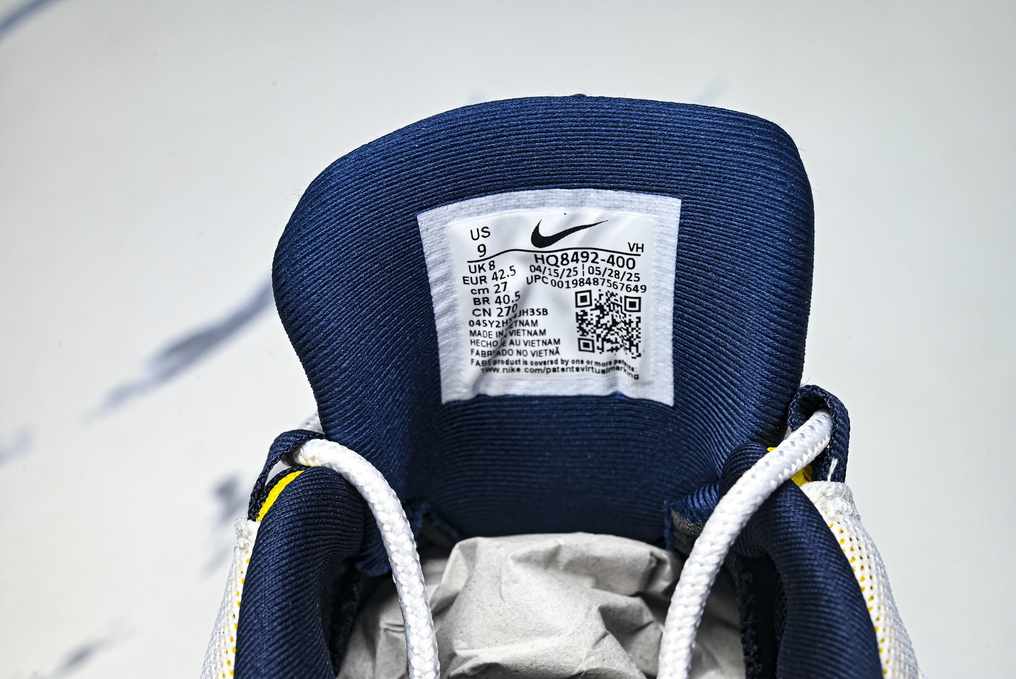 纯原Eric Koston x NK SB Air Max 95 深蓝白 耐克联名低帮气垫男女跑步鞋 H