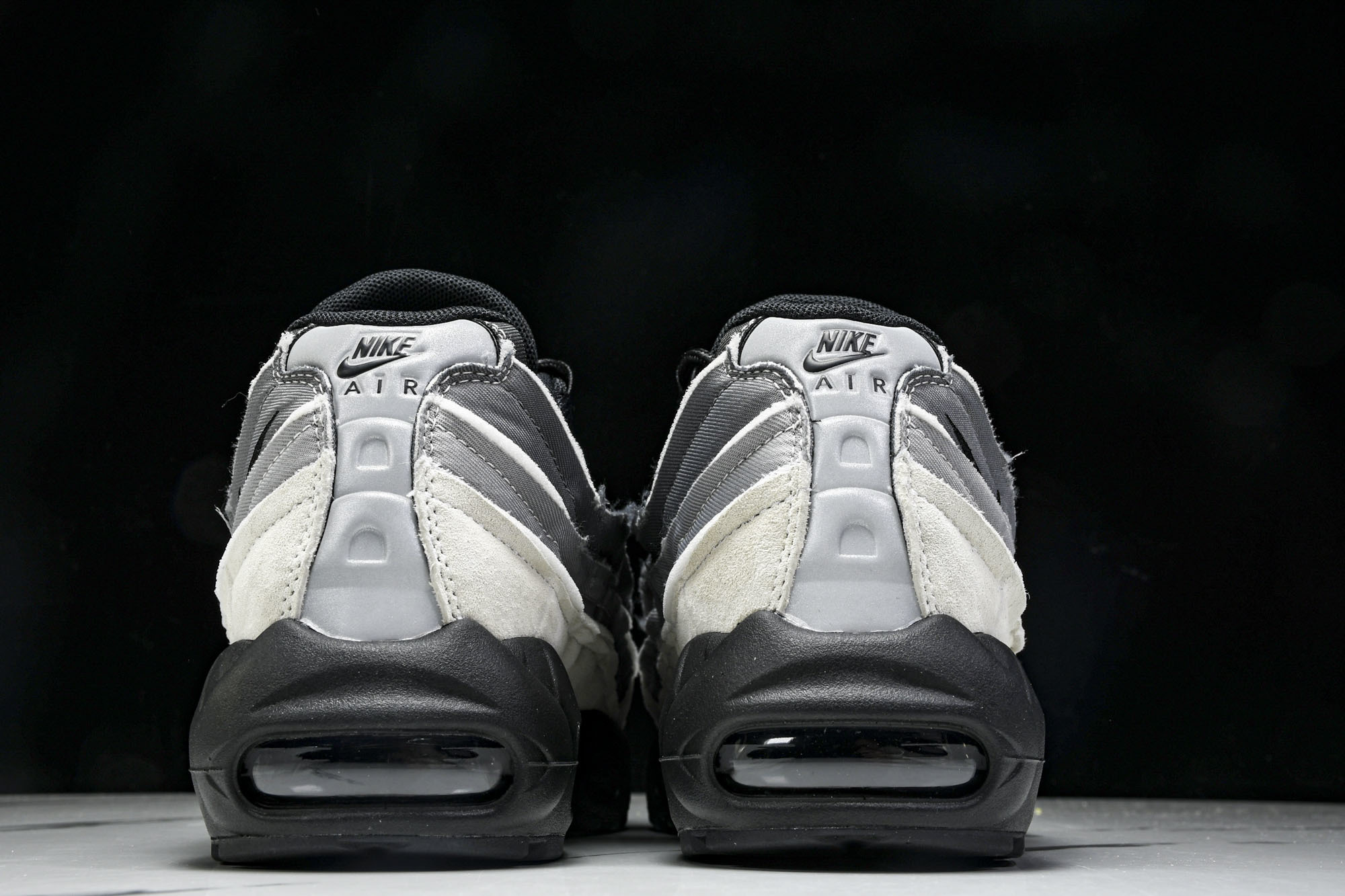 纯原NK Air Max 95 Comme Des Garcons Black Grey CDG 黑灰 