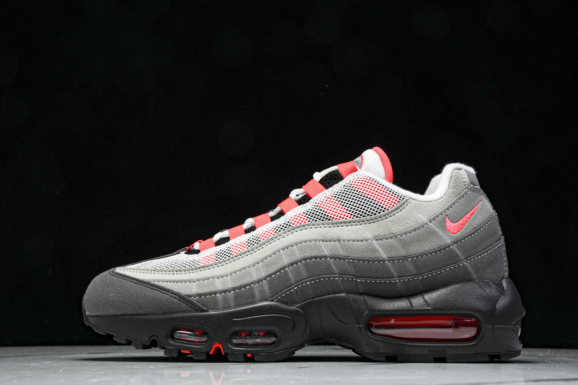 纯原NK Air Max 95 OG Black Anthracite 灰红色 AT2865 100 #