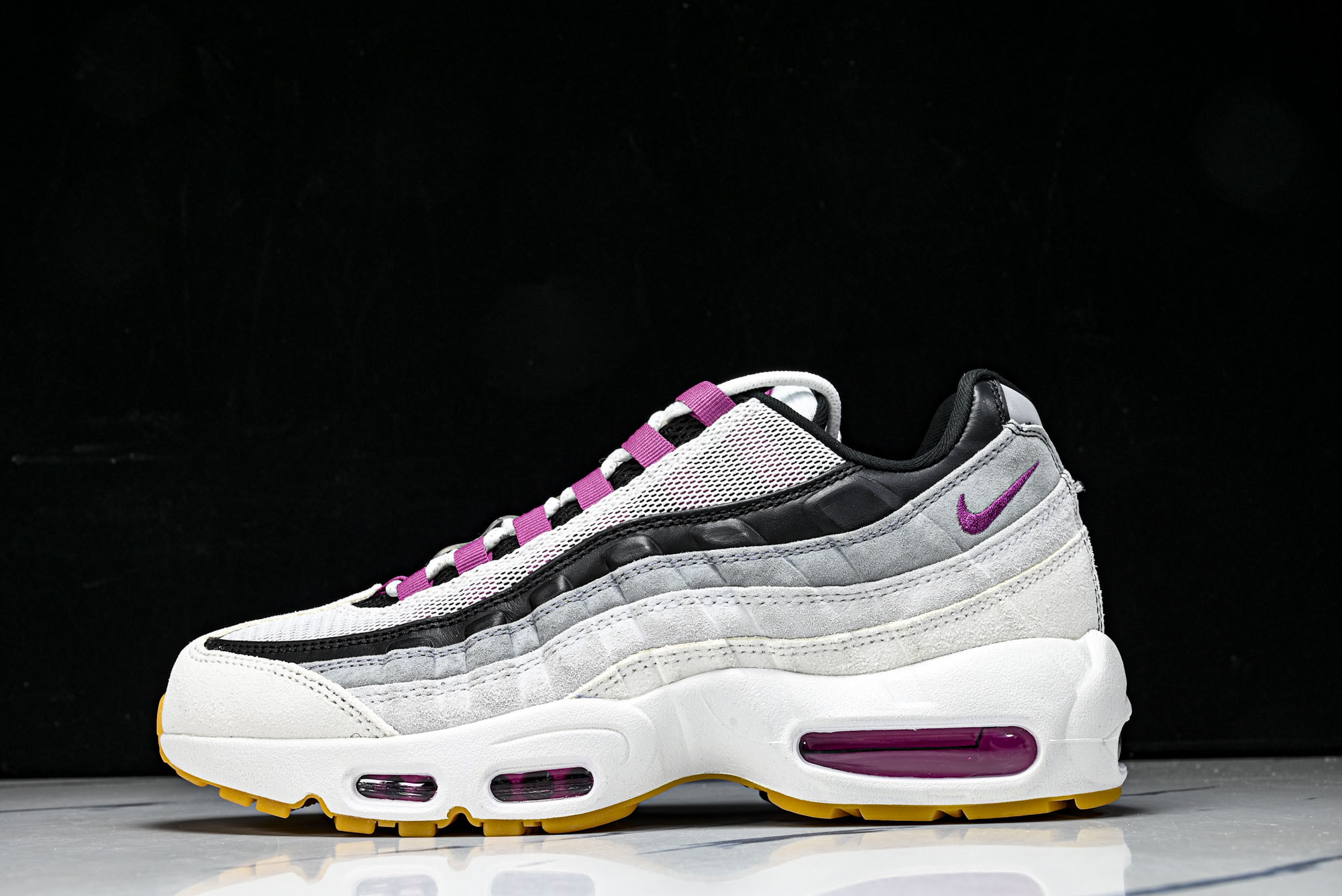 纯原NK Air Max 95 复古减震气垫跑鞋 HF7545-100 #YZ001-140 40.5 