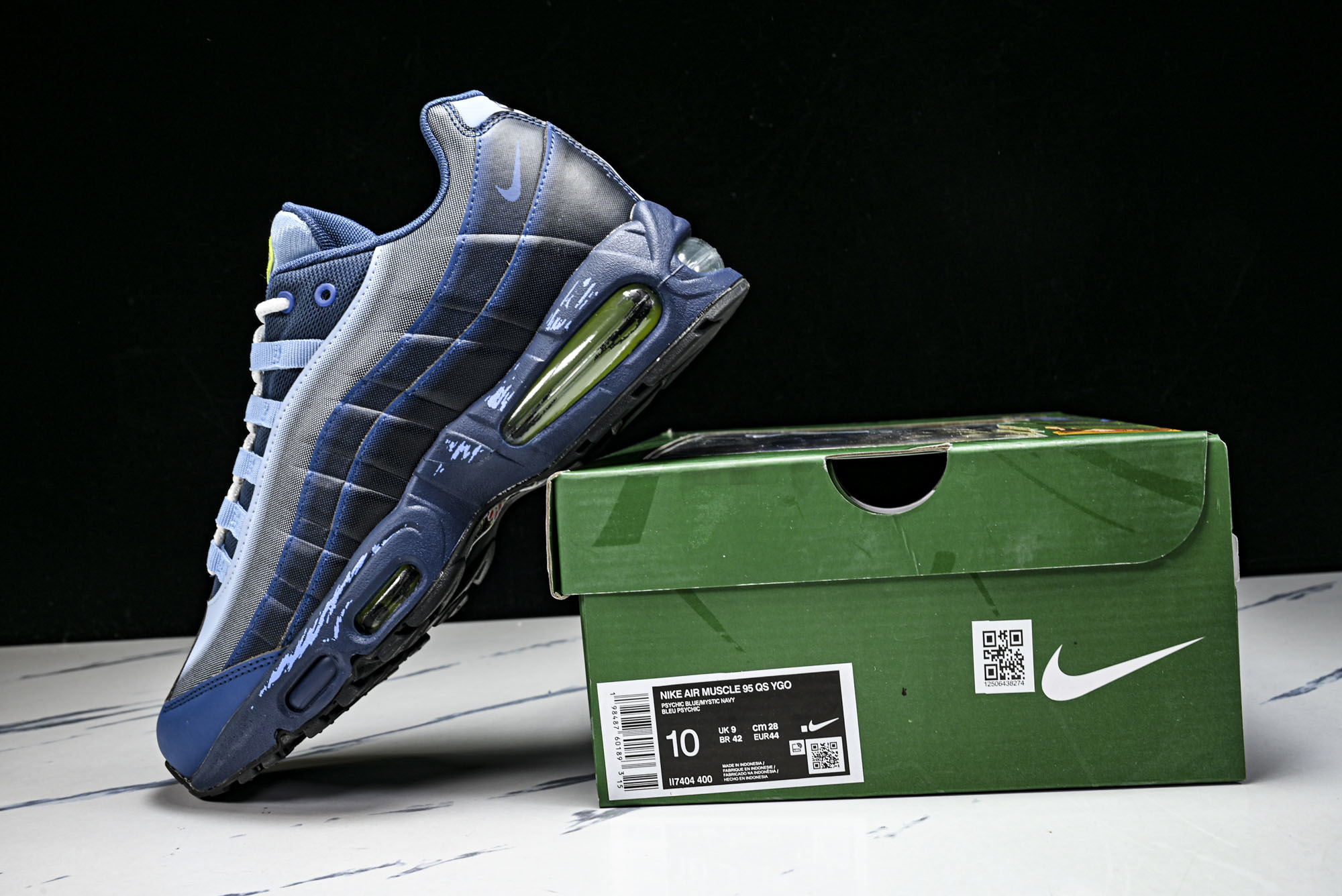 纯原Ygo x NK Air Max 95 SP 联名款 复古减震气垫跑鞋 II7404-400 #YZ