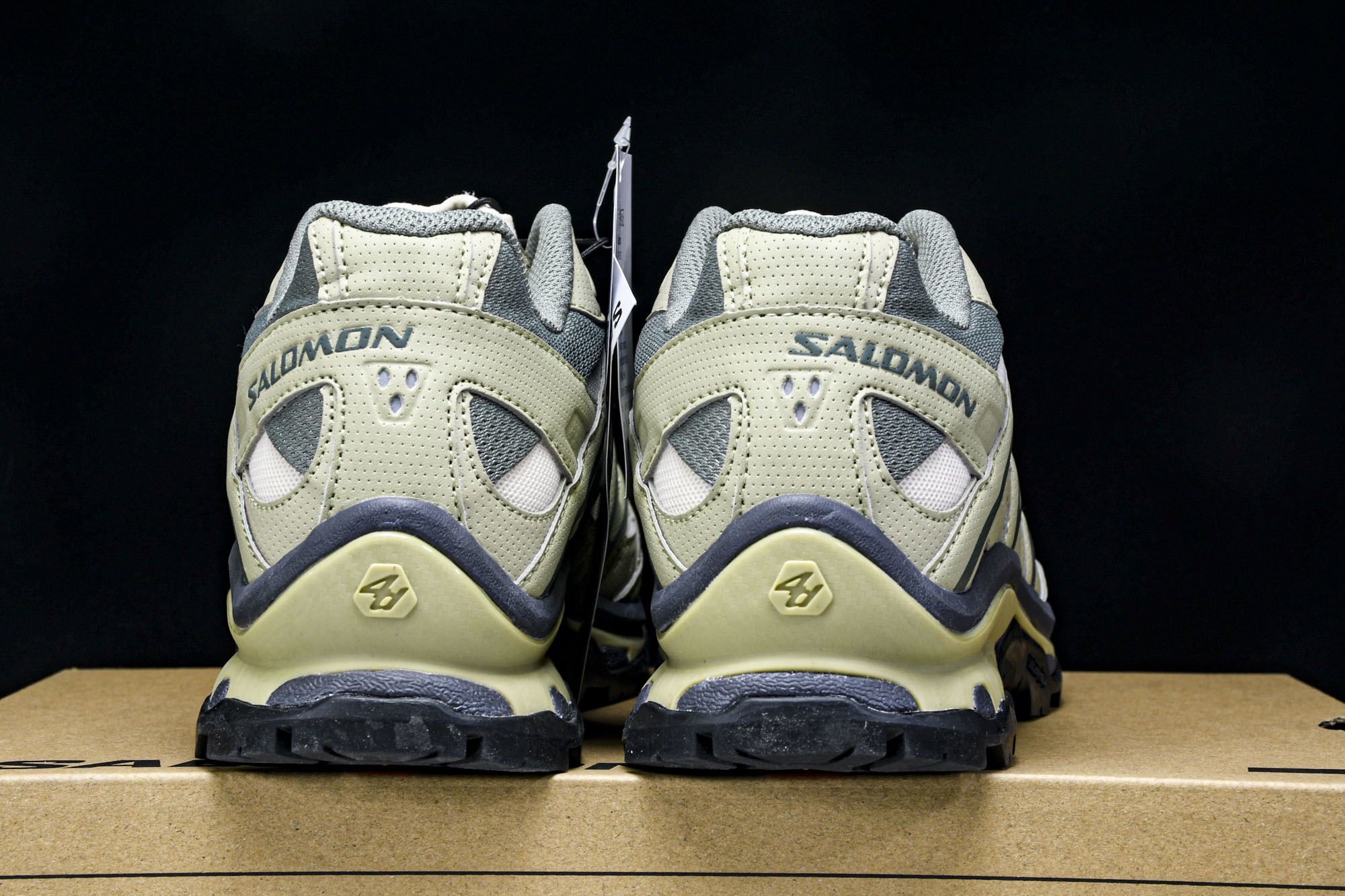 GXP Salomon XT-QUEST ADV黑白斑鸠杏色复古机能功能户外跑步鞋 斑鸠绿  30 #Y
