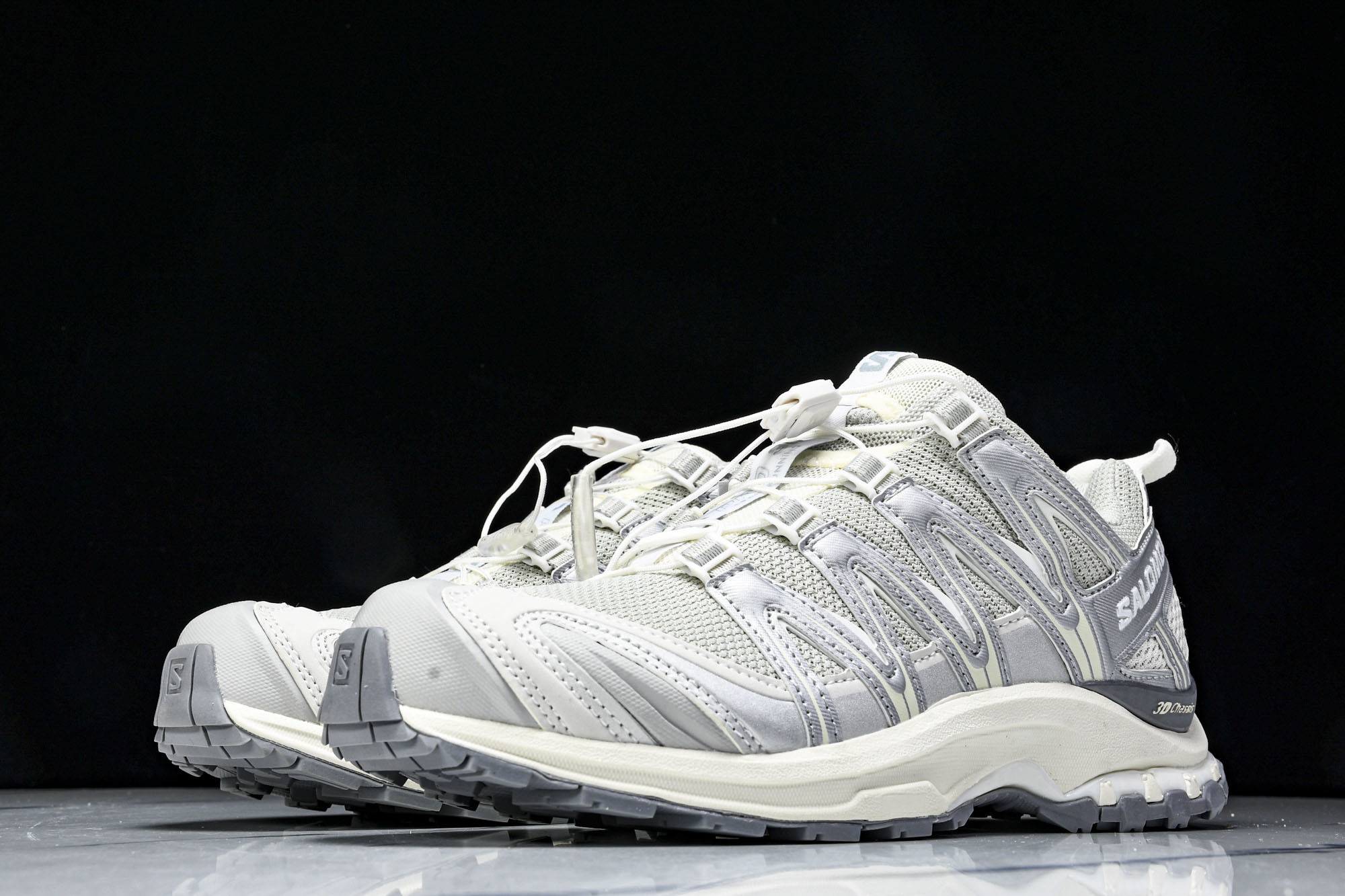 Salomon XA PRO 3D 萨洛蒙户外越野跑鞋 银色 -22 #YZ020原版1:1 制作 全套 Salomon XA PRO 3D 萨洛蒙户外越野跑鞋 银色 -22 #YZ020原版1:1 制作 全套