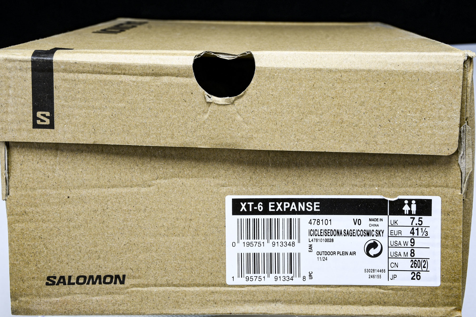 Salomon XT-6 EXPANSE 灰绿紫  #YZ020原版1:1 制作 全套私模 开发出自代工