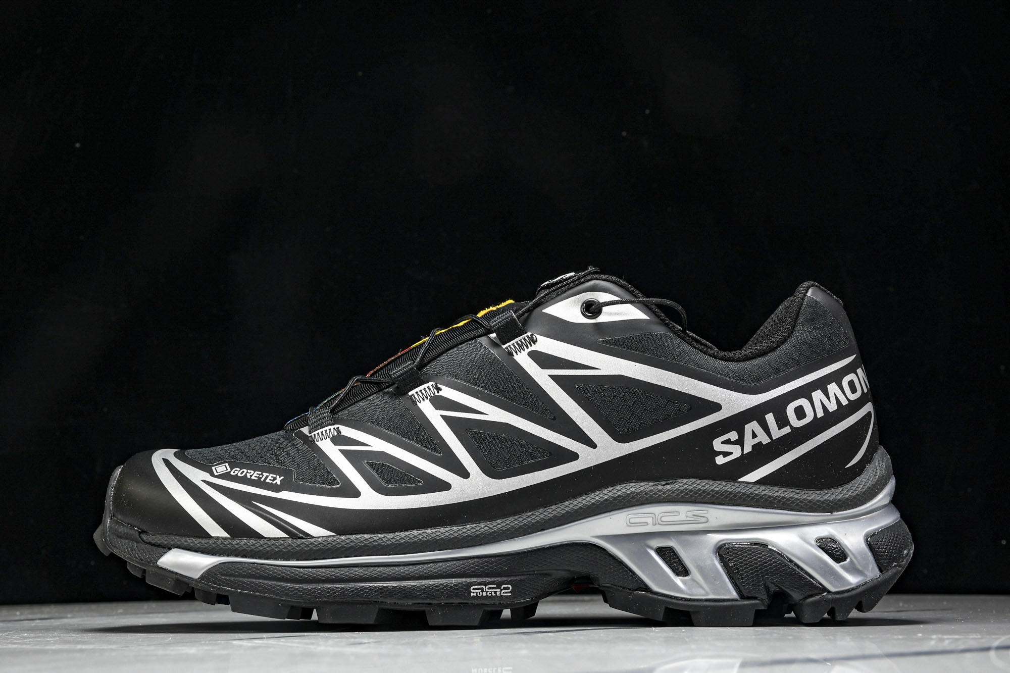 GXP Salomon XT-6 Expanse 系带 潮流 机能户外跑步鞋 黑白色  26 #YZ02