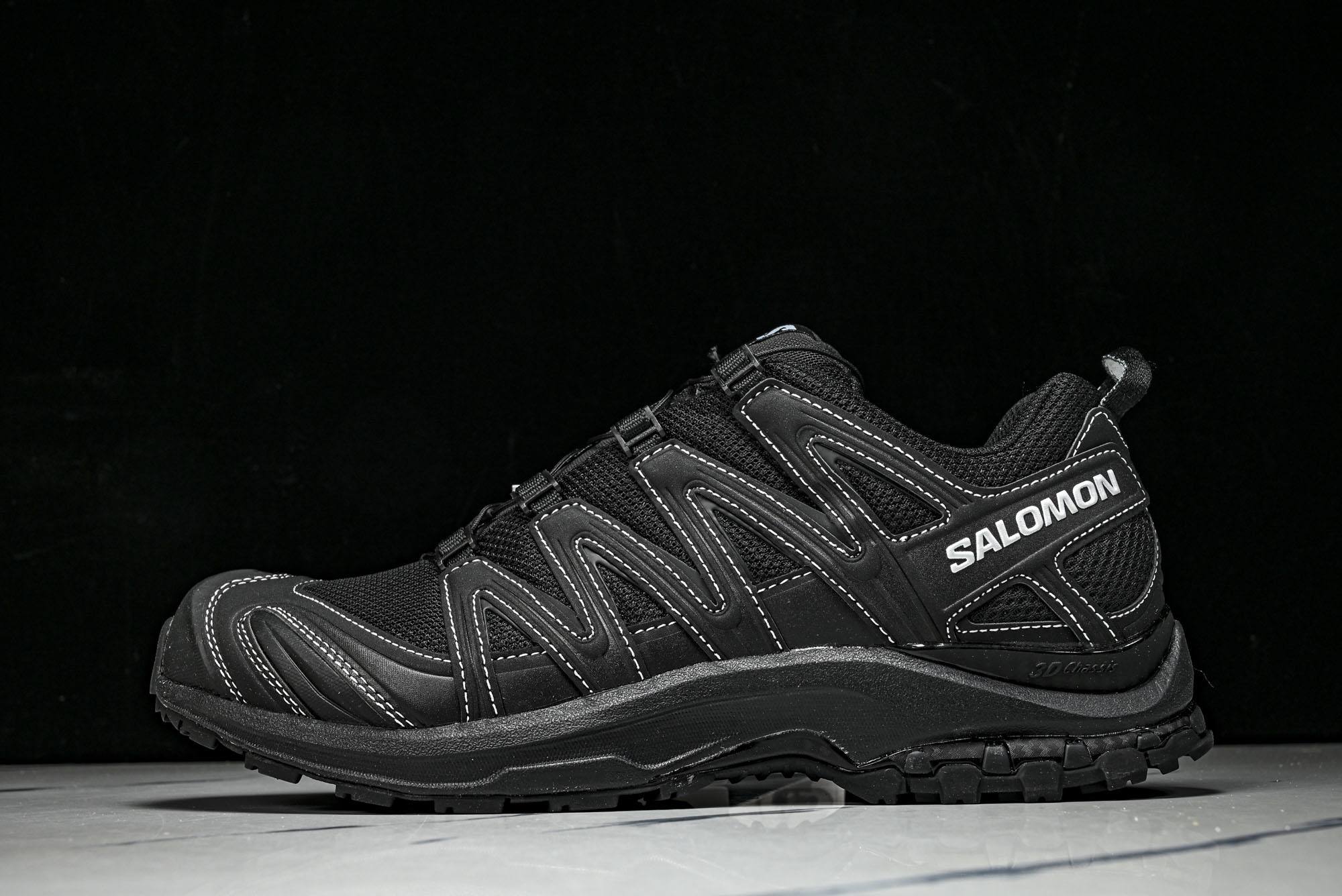 Salomon XA PRO 3D 萨洛蒙 沙场灰合金灰竹墨黑复古户外跑鞋  28 #YZ020原版1: