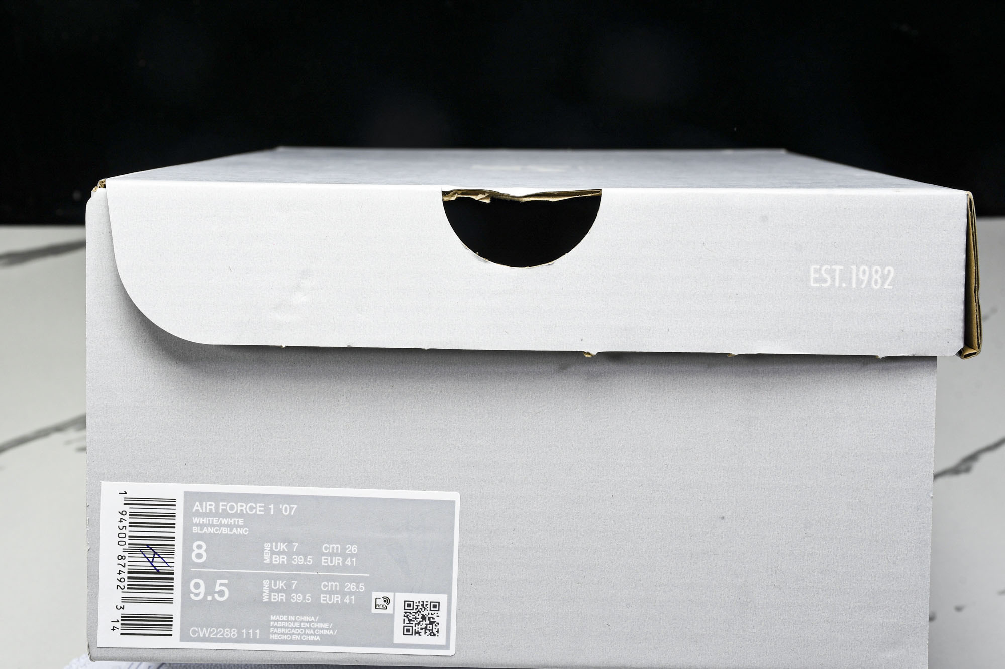Nk Air Force 1'07 Low 空军一号 经典全白低帮休闲板鞋 CW2288-111 #YZ