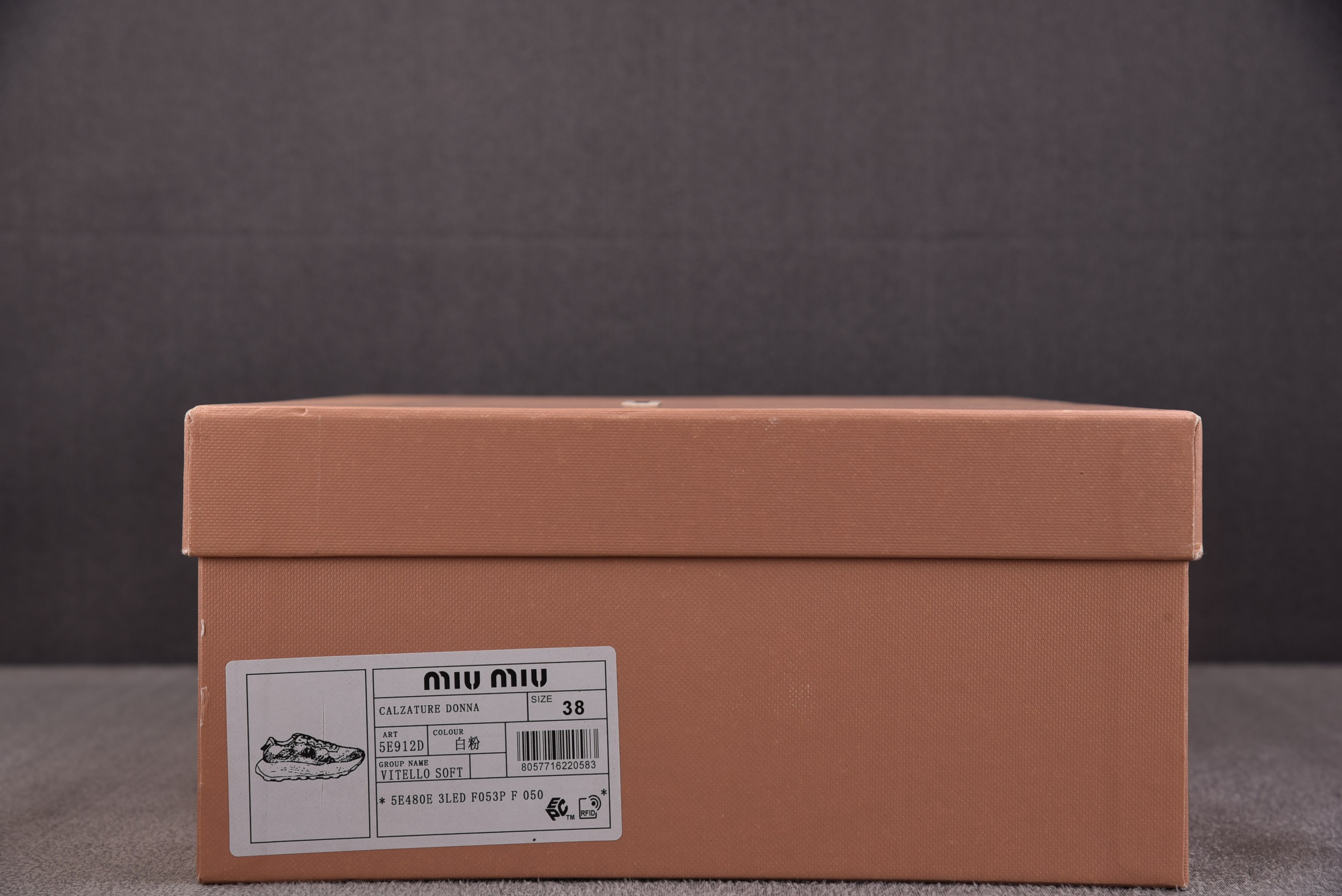 纯原 Miu Miu Technical Fabric Sneakers 白粉 YZ03936-40