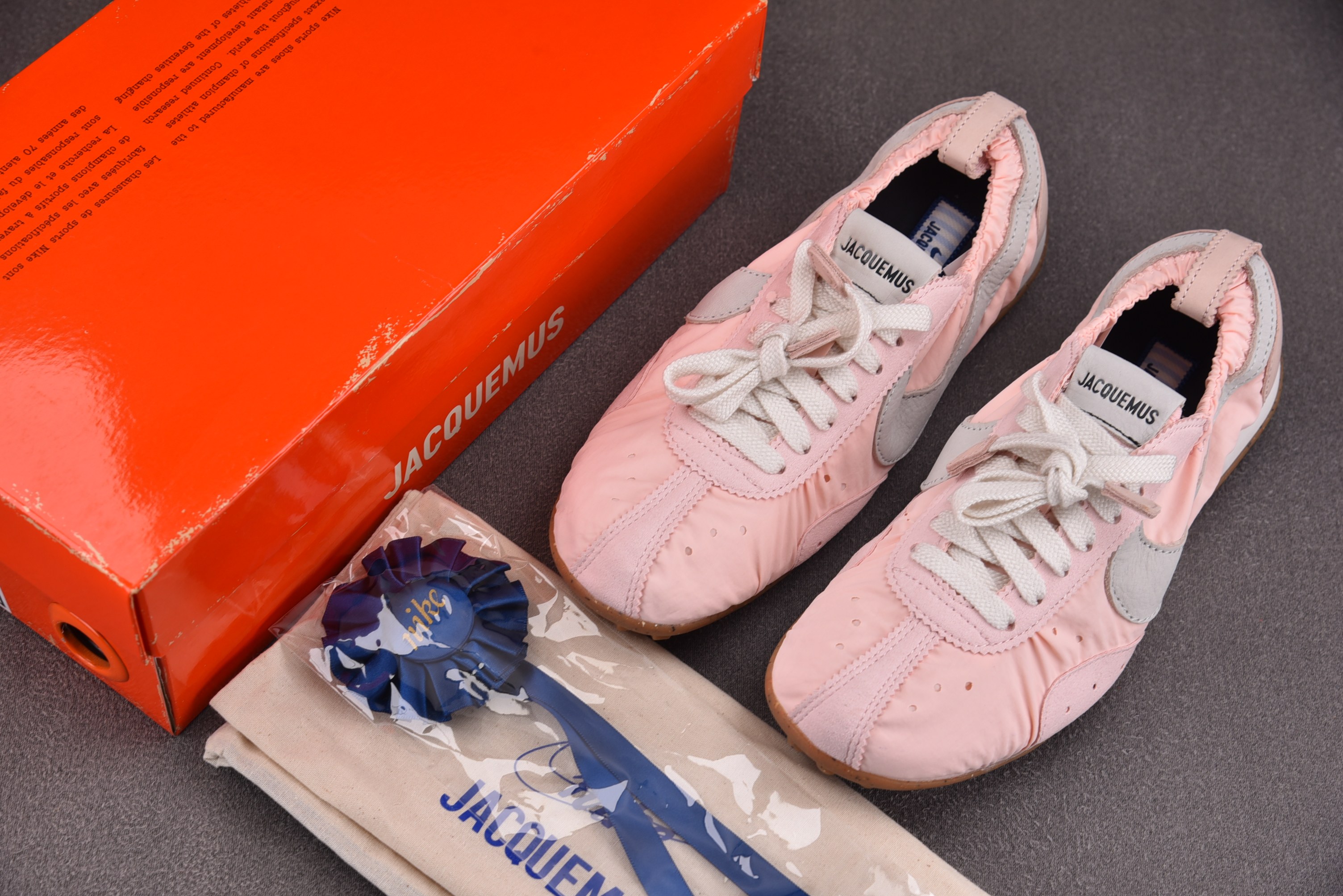 纯原 WMNS NK x Jacquemus Moon Shoe SP Aluminum Pink 粉色