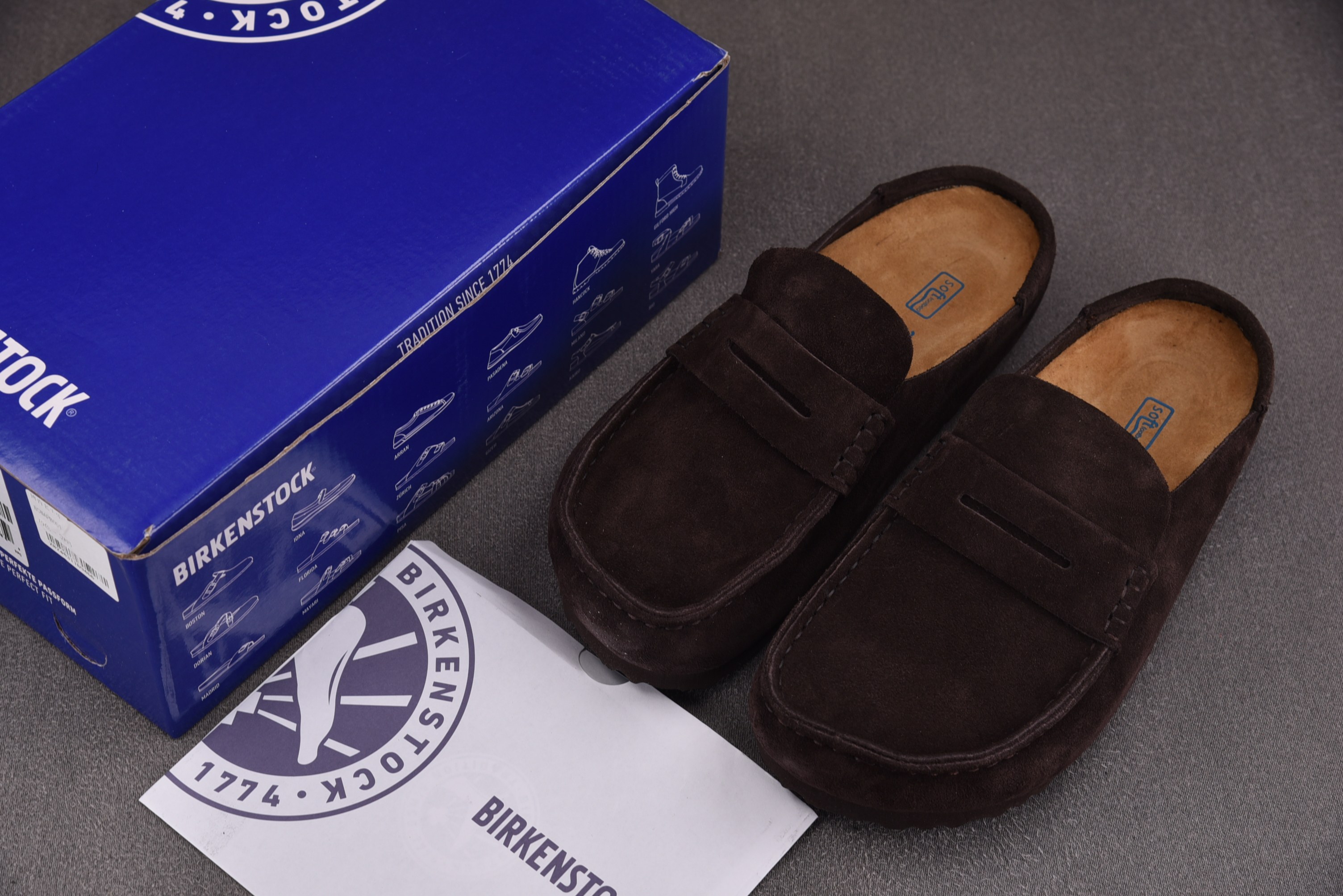 纯原 Birkenstock Boston BS 巧克力色 YZ00635-45