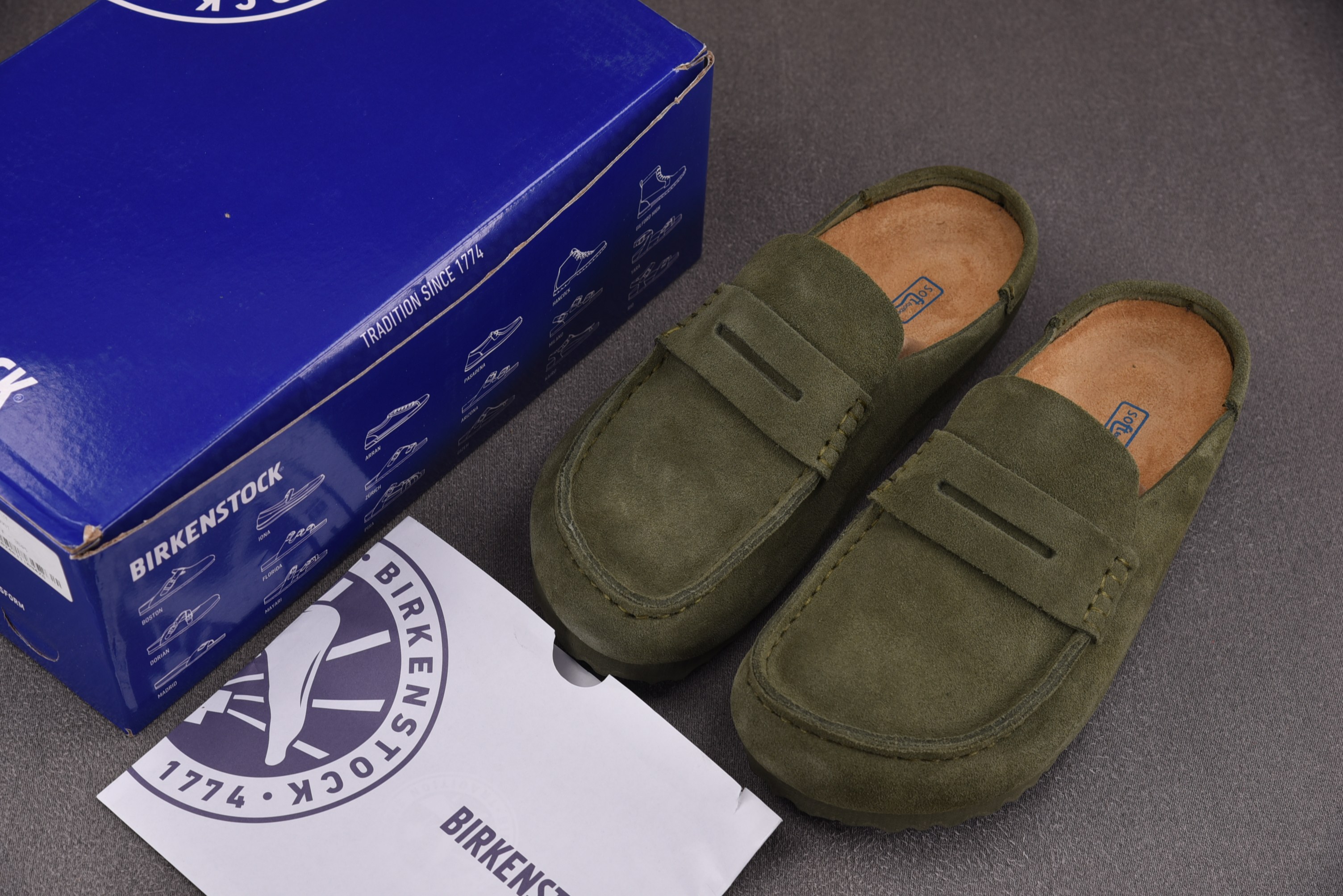 纯原 Birkenstock Boston BS 橄榄绿 YZ00635-45