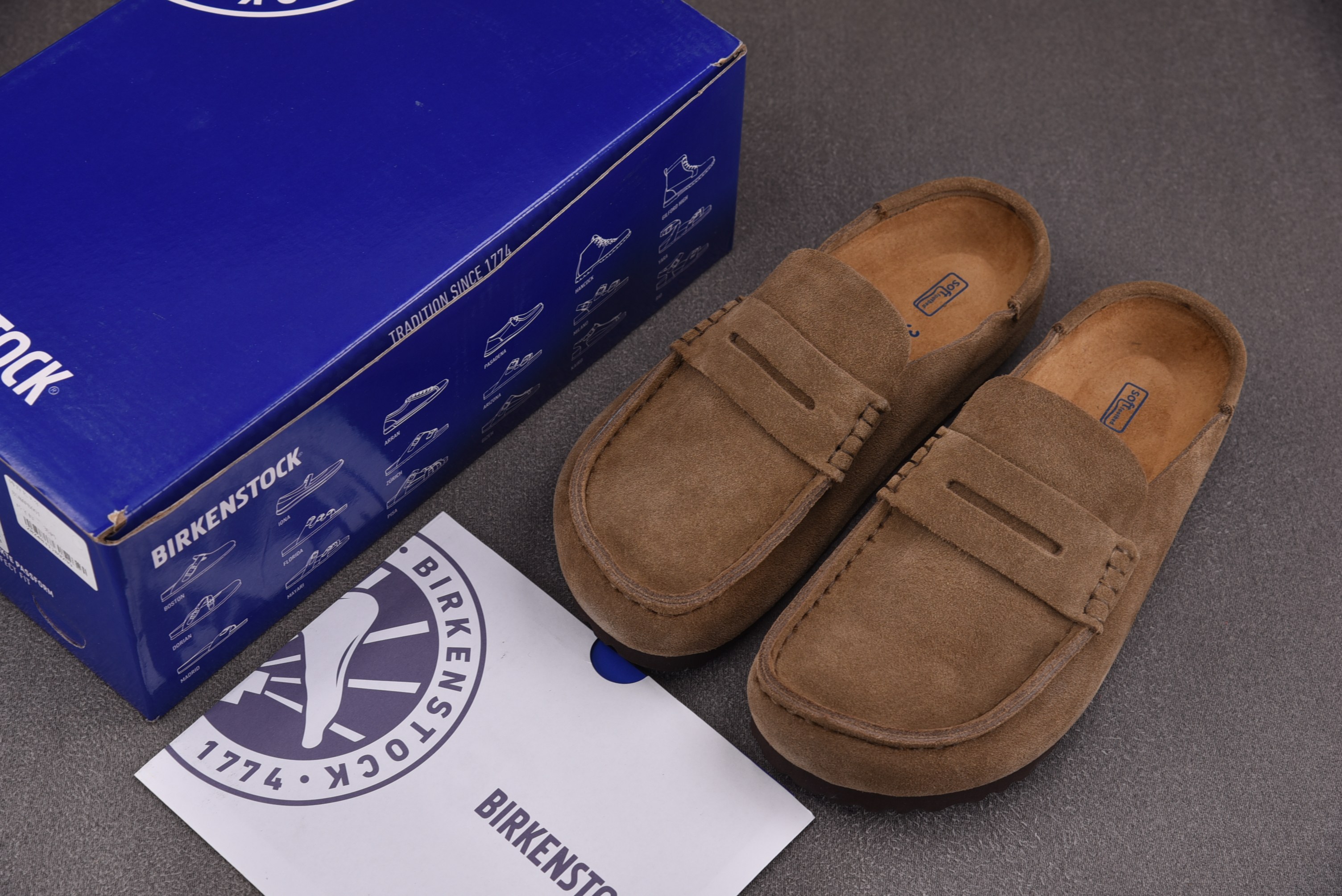 纯原 Birkenstock Boston BS 羚羊棕 YZ00635-45