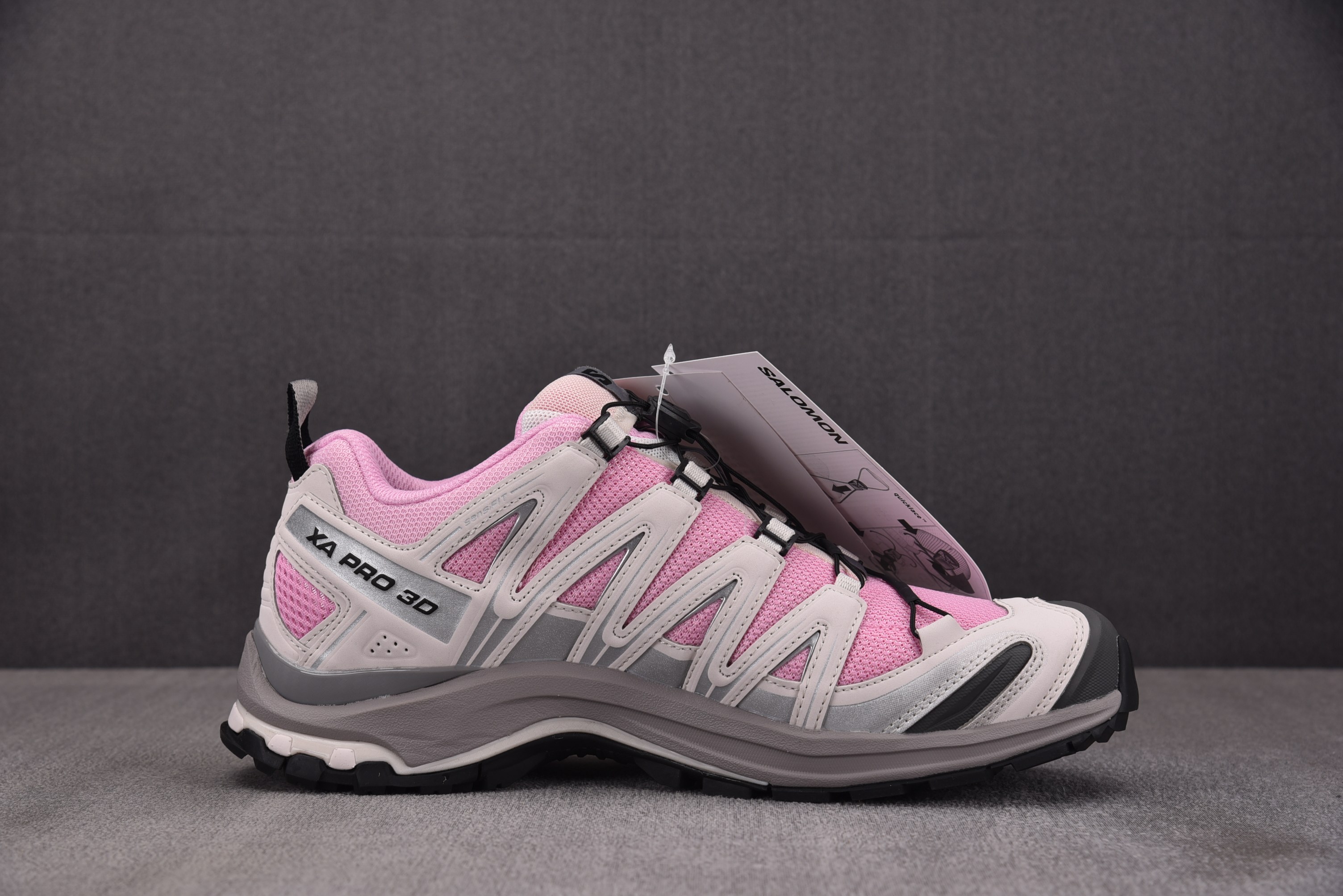纯原 Salomon XA Pro 3D Pink Frosting Lilac Ash 灰粉  YZ0