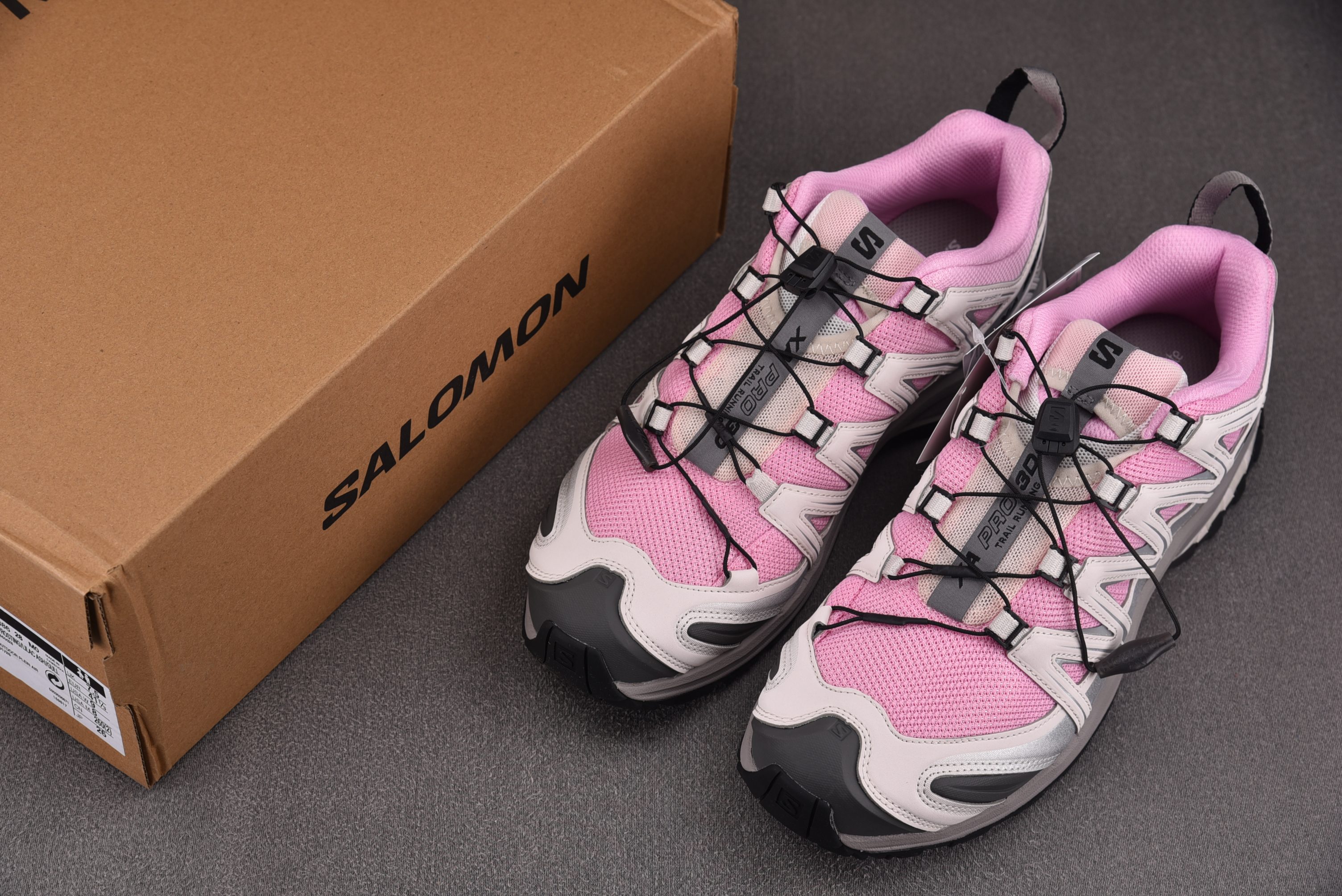 纯原 Salomon XA Pro 3D Pink Frosting Lilac Ash 灰粉  YZ0