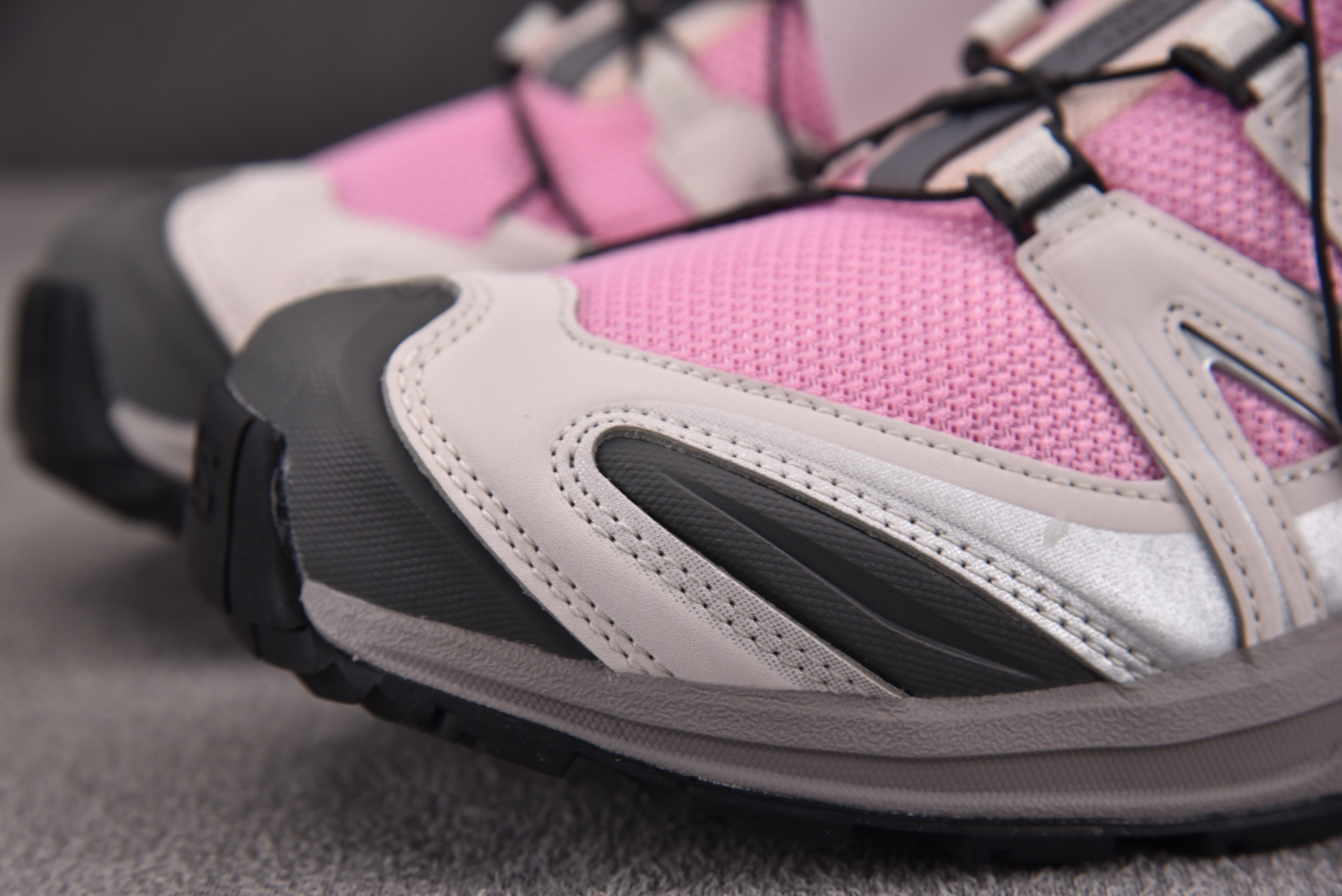 纯原 Salomon XA Pro 3D Pink Frosting Lilac Ash 灰粉  YZ0