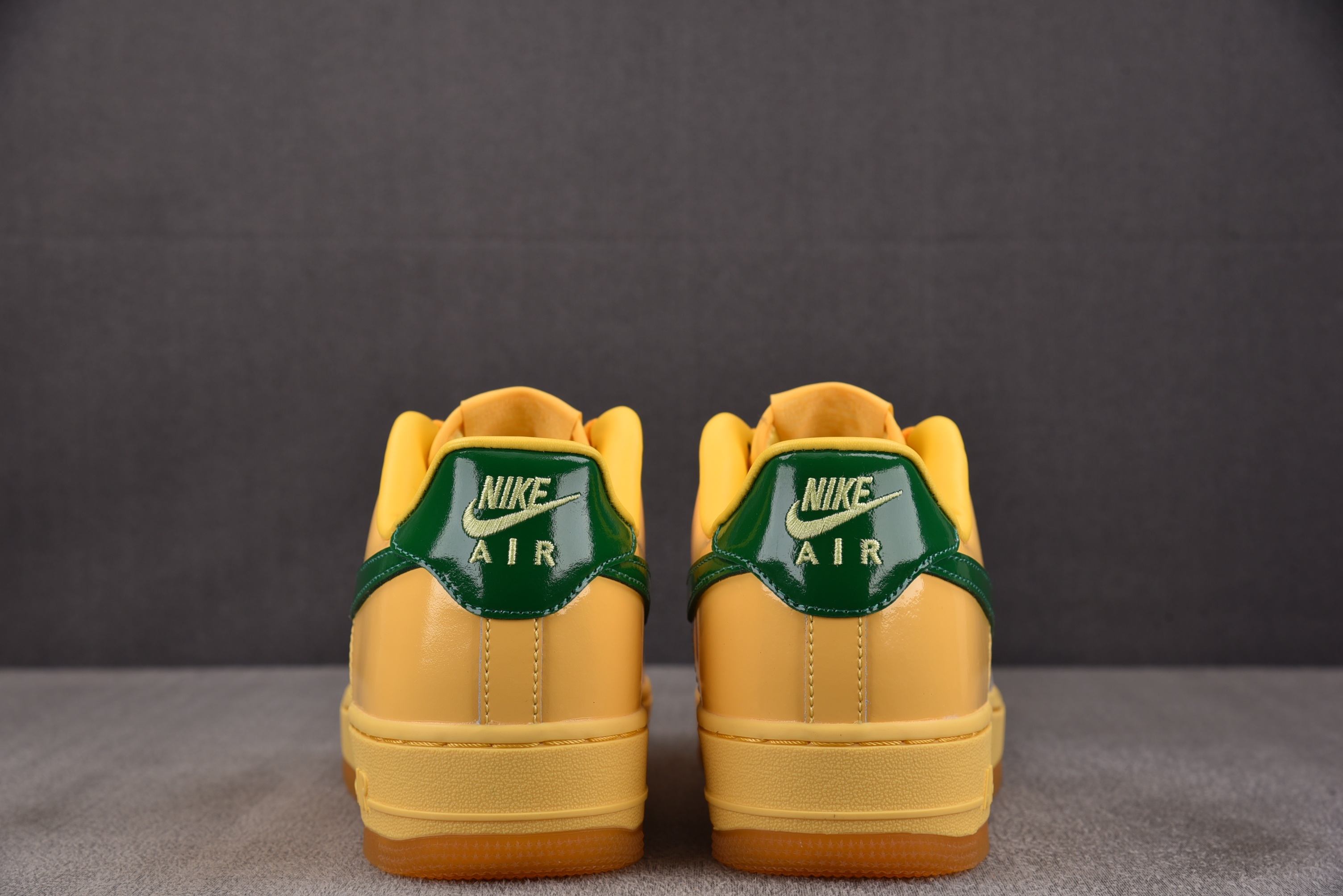 纯原 Air Force 1 Low Patent Leather Topaz Gold Pine Gr
