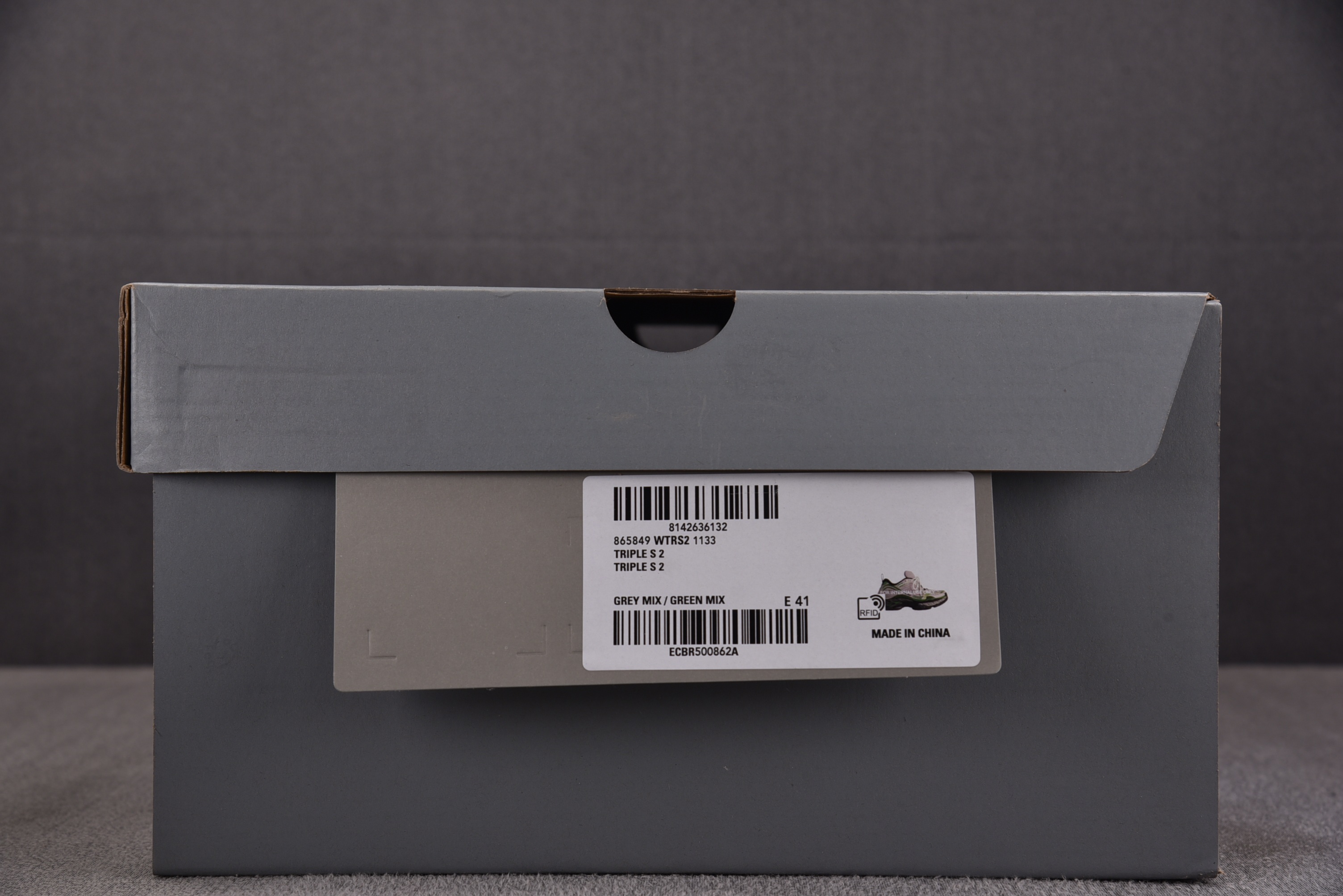 纯原 Balenciaga巴黎世家24代 Triple S .2  灰绿 YZ001-235-46
