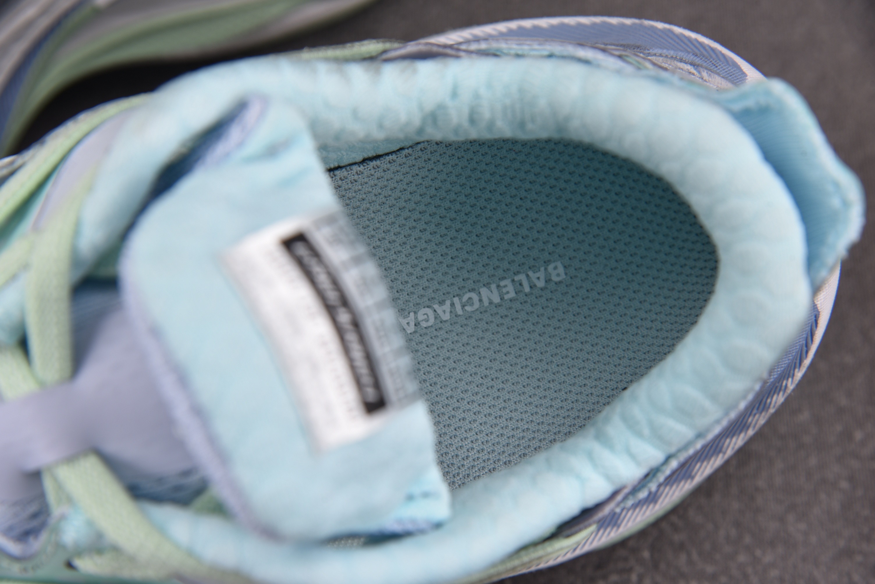 纯原 Balenciaga巴黎世家26代 Jet 压纹印花 蓝灰绿 YZ001-235-46