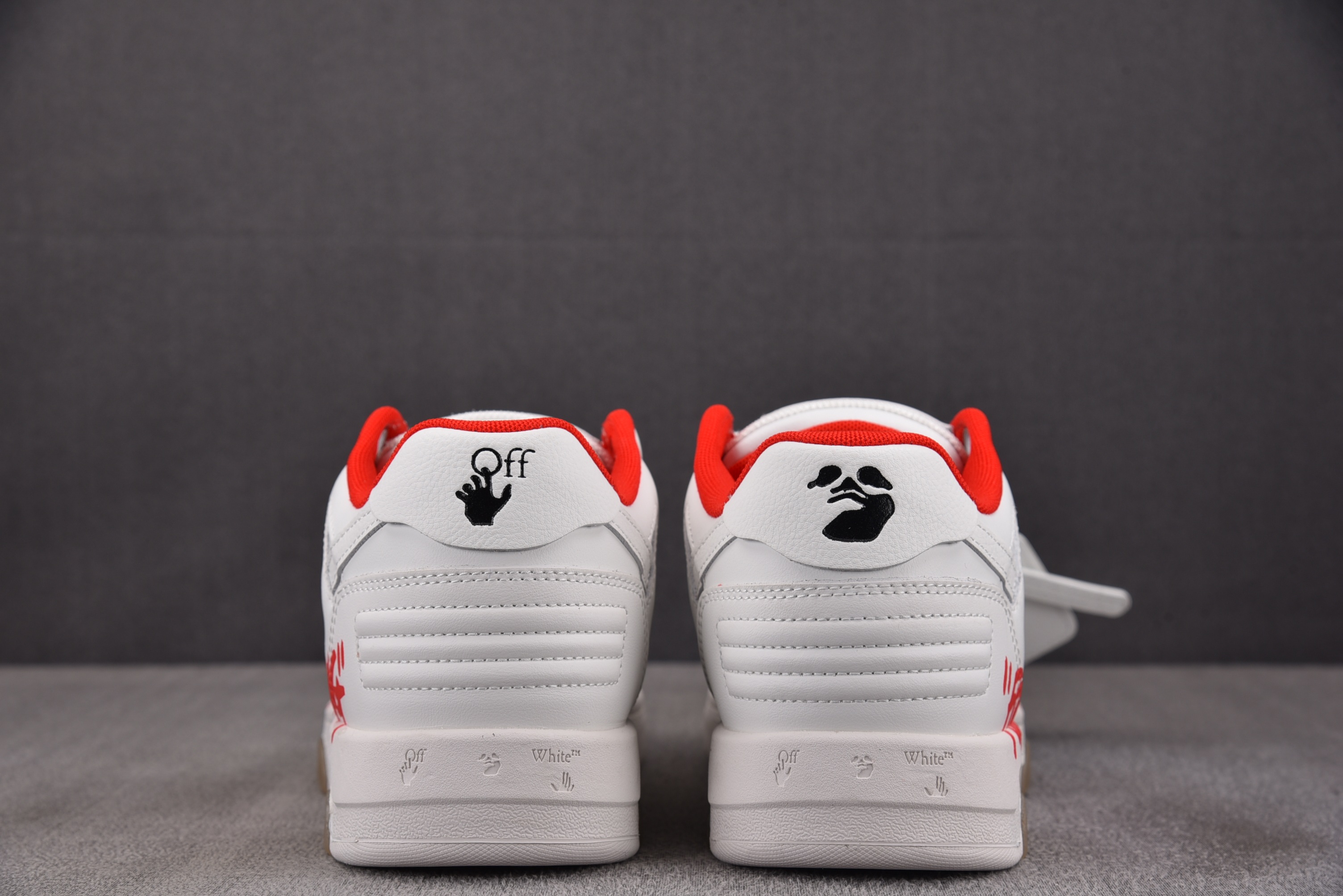 纯原 OFF-WHITE Out of Office 白红涂鸦 YZ00236-47