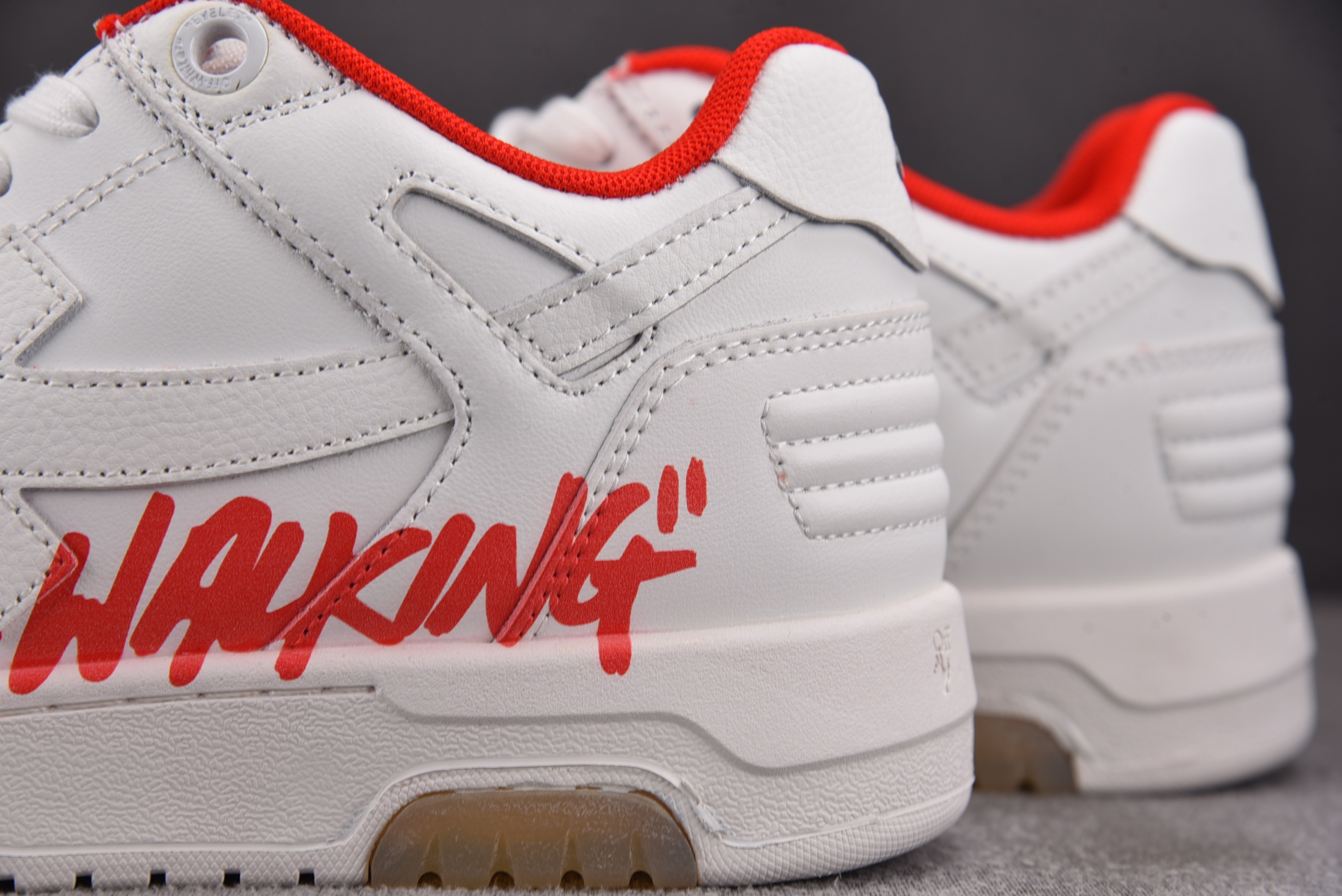 纯原 OFF-WHITE Out of Office 白红涂鸦 YZ00236-47