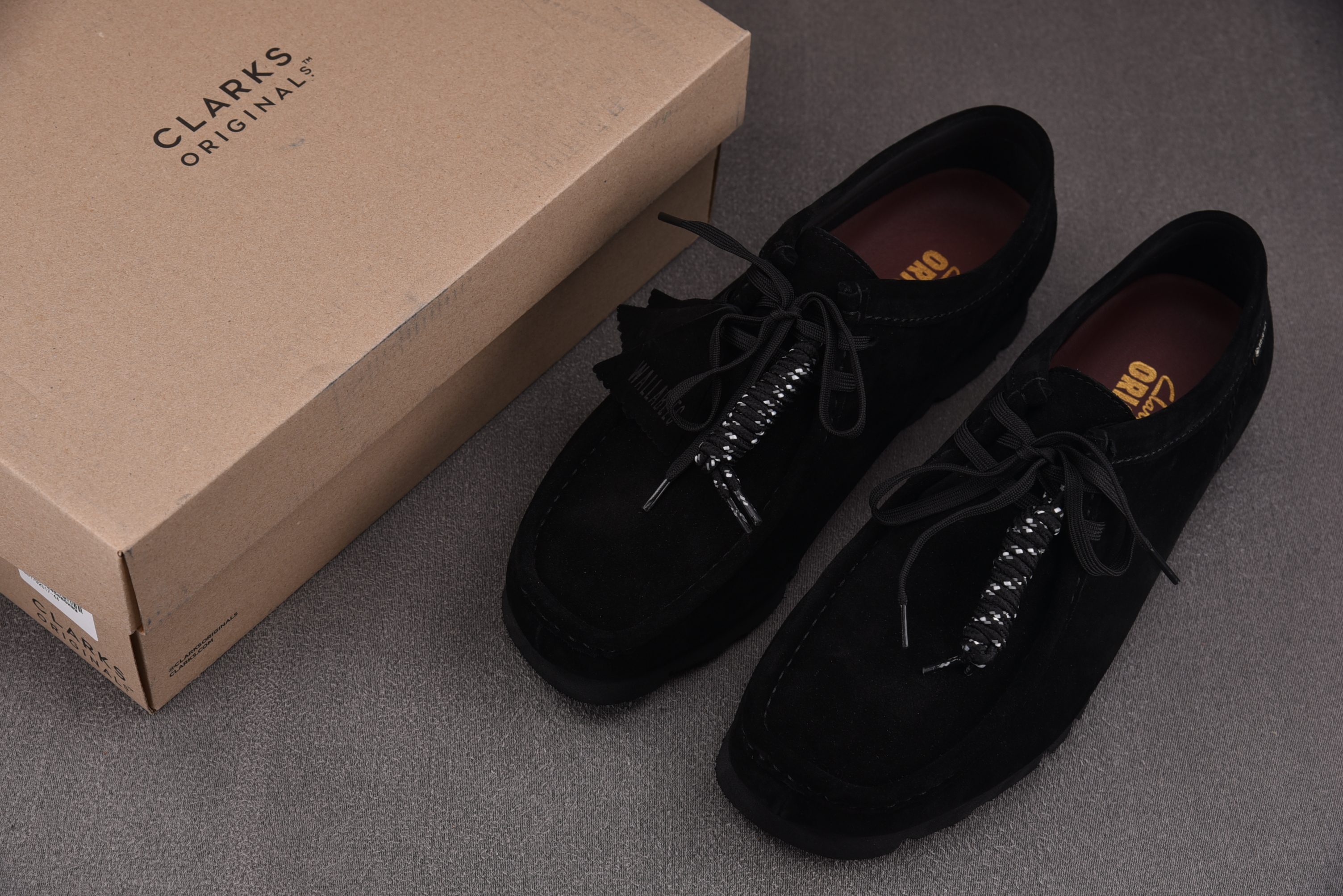 纯原 Clarks Wallabee 黑色 YZ00636-46