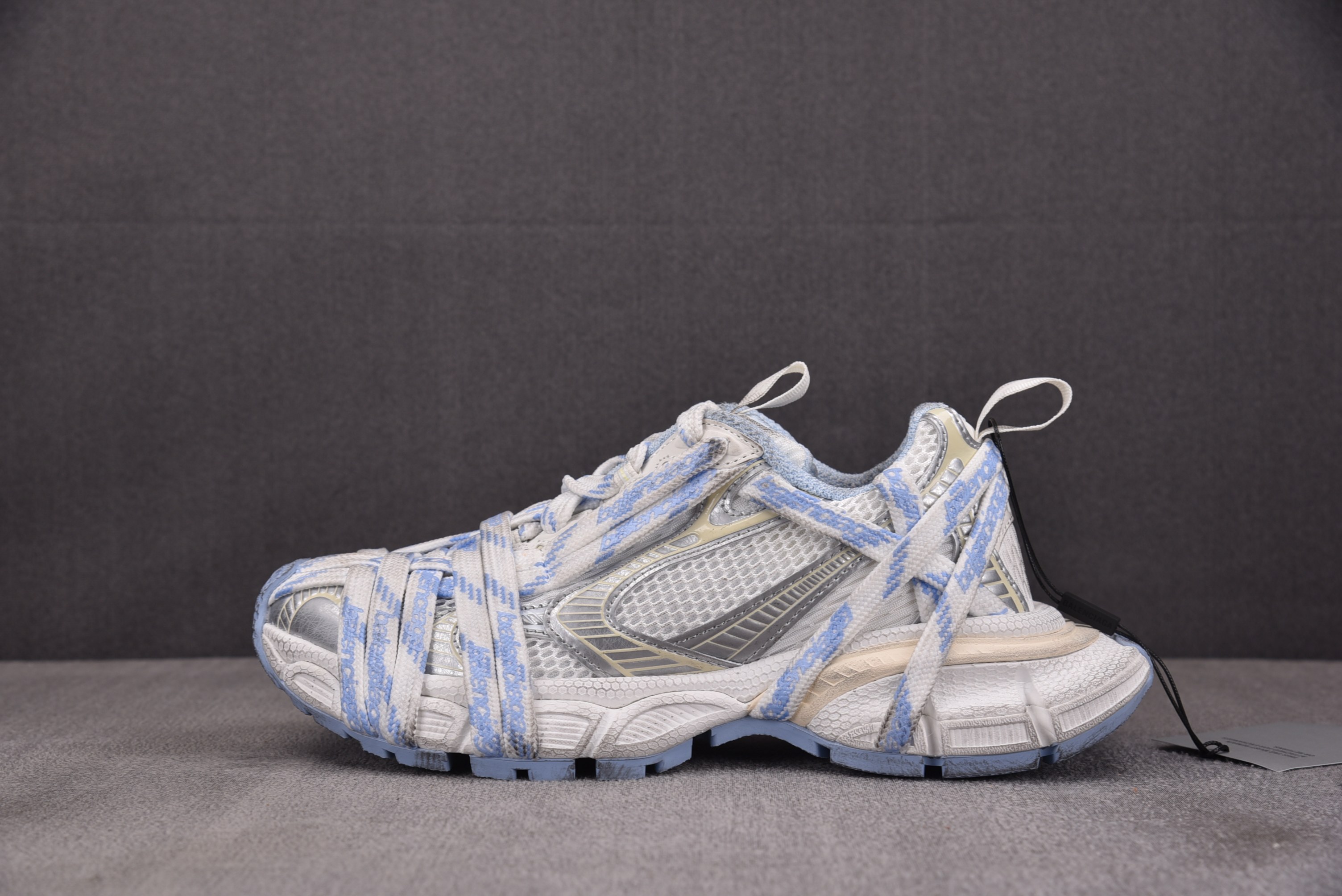 纯原 Balenciaga 3XL Extreme Lace 蜘蛛侠绑带 白蓝 YZ009-0335-4