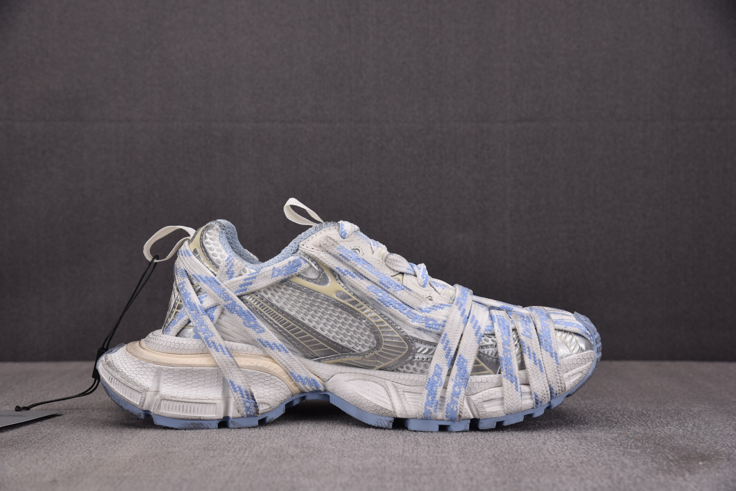 纯原 Balenciaga 3XL Extreme Lace 蜘蛛侠绑带 白蓝 YZ009-0335-4