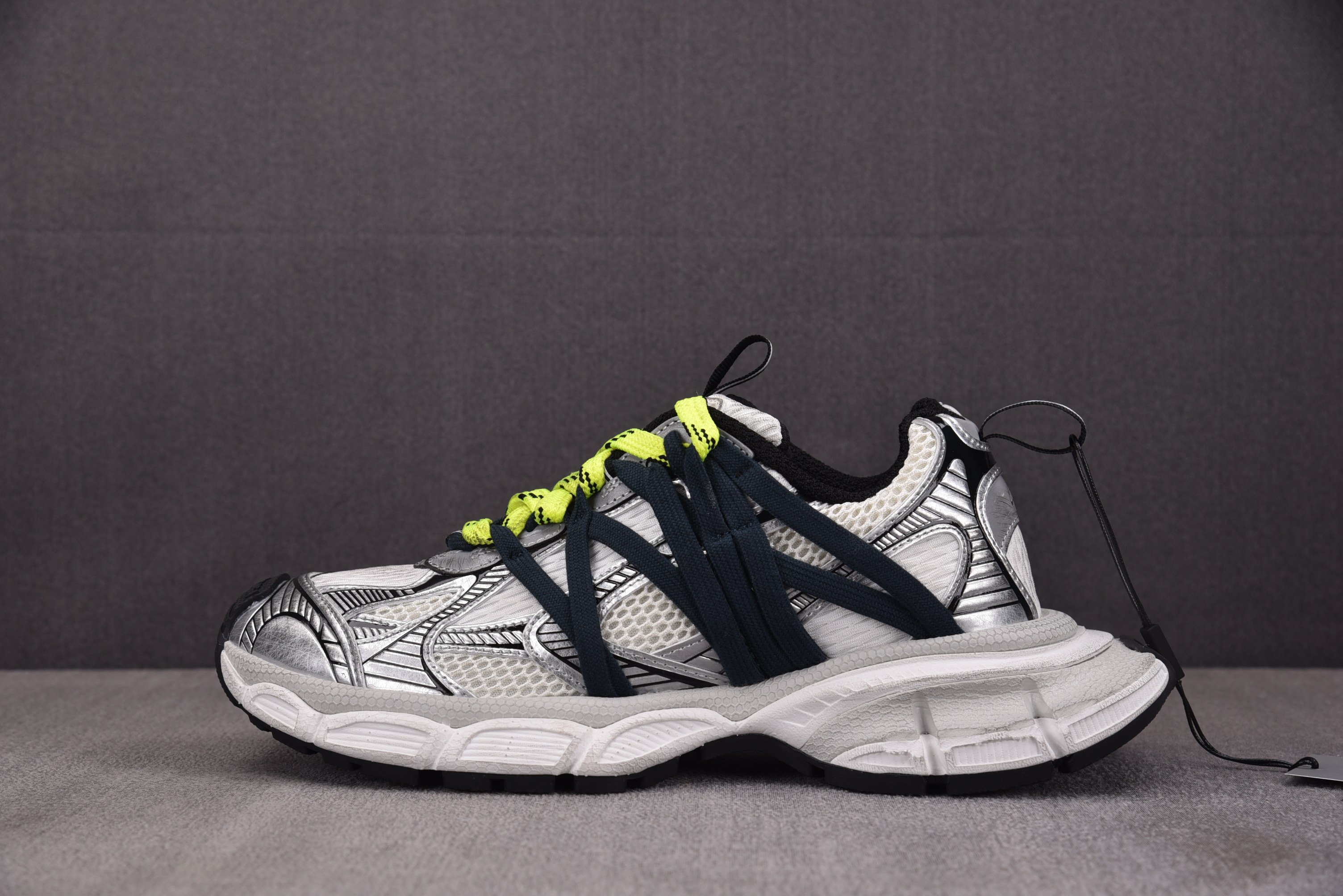 纯原 Balenciaga 3XL Interlace 蜘蛛侠绑带 灰绿 YZ009-0335-46