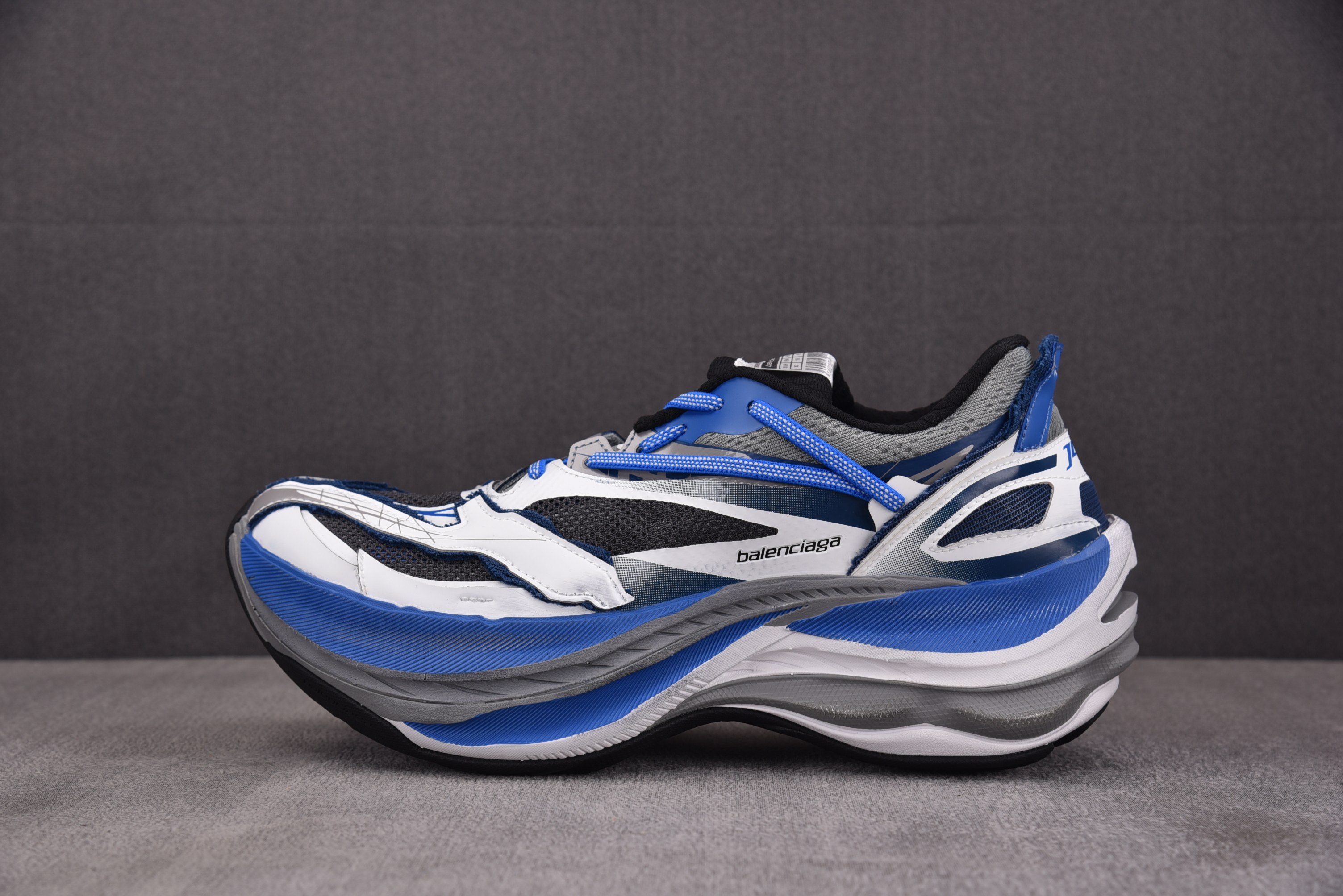 纯原 Balenciaga巴黎世家26代 Jet 压纹印花 蓝灰 YZ018-535-46
