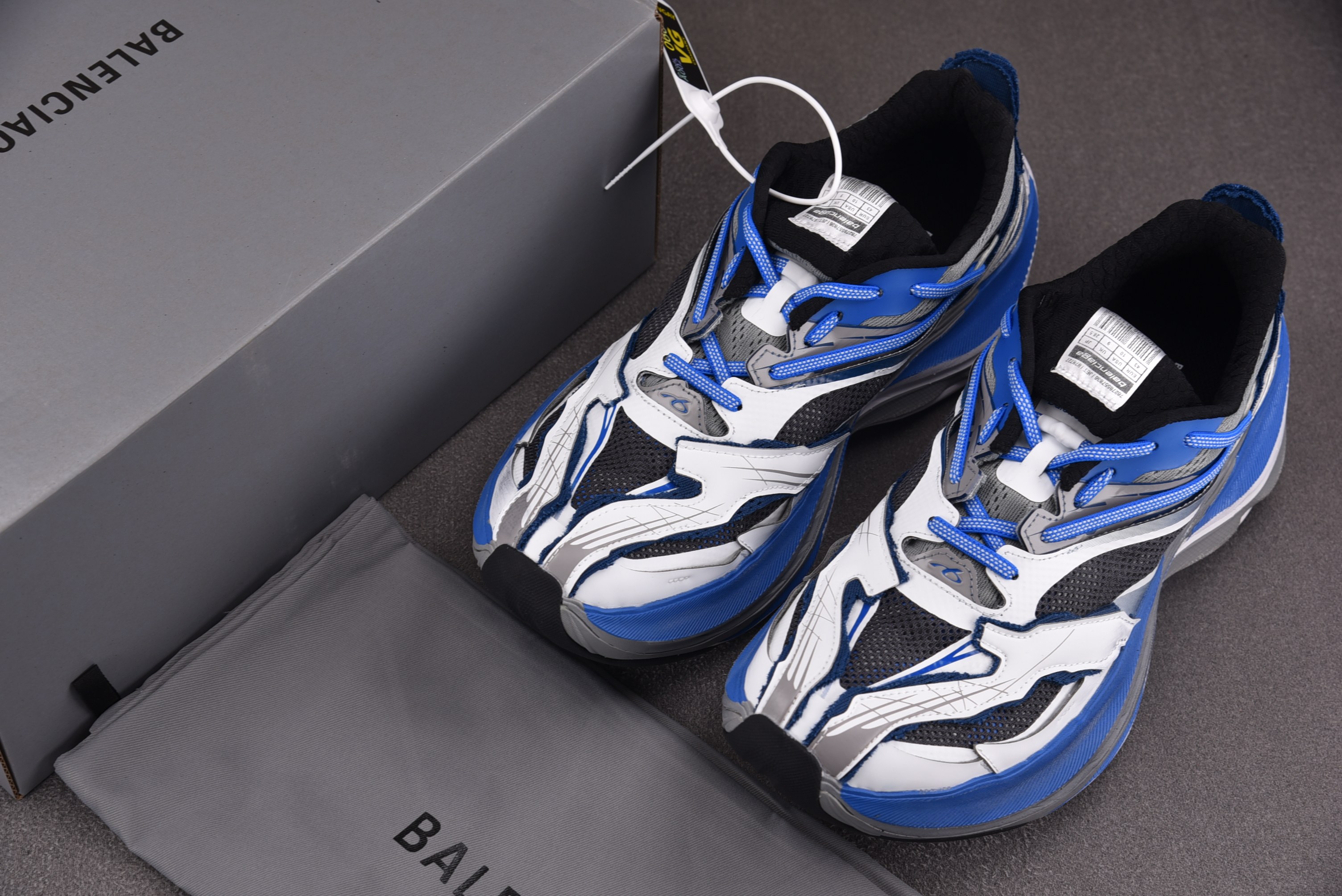 纯原 Balenciaga巴黎世家26代 Jet 压纹印花 蓝灰 YZ018-535-46