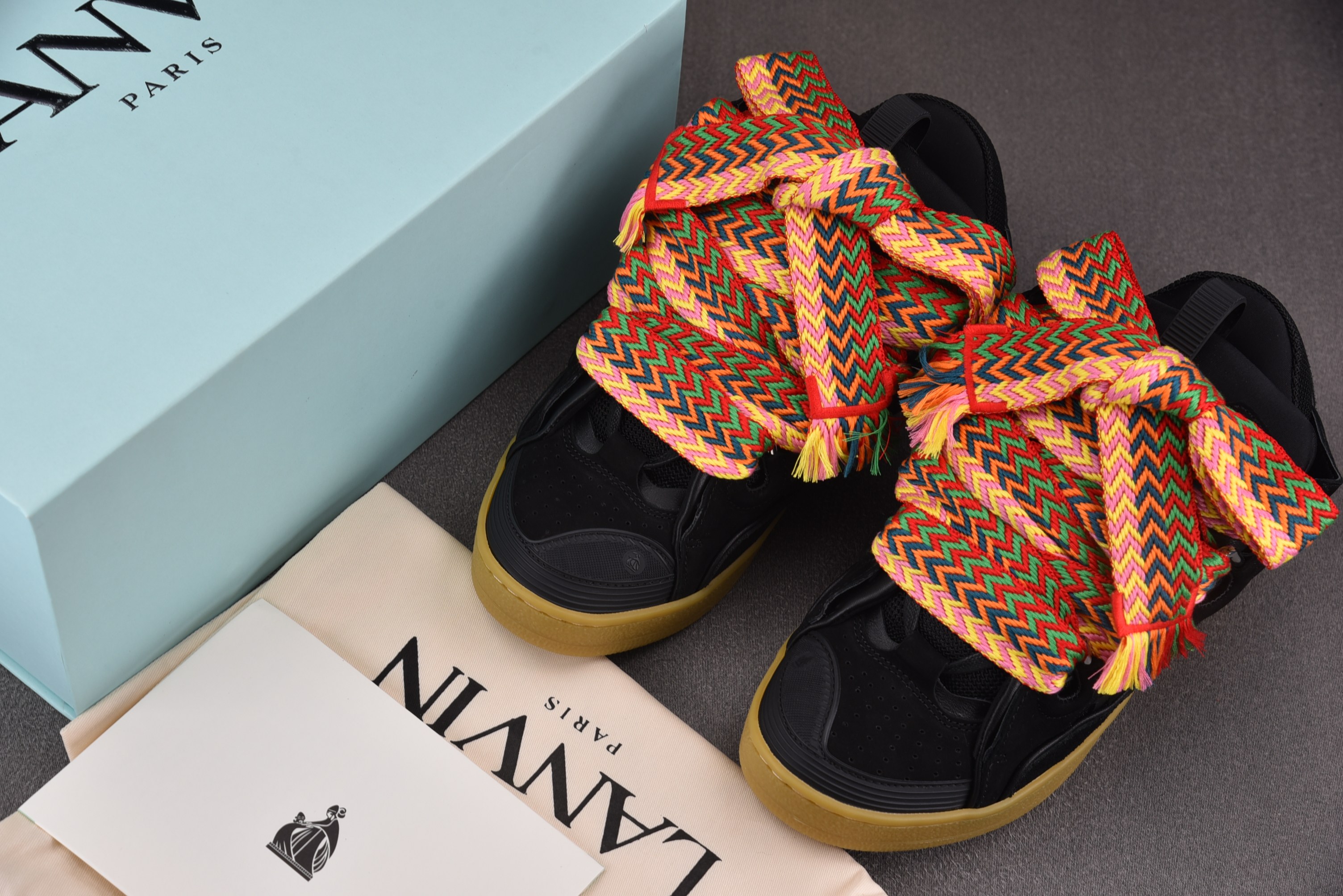 纯原 Lanvin Curb 黑色 YZ01536-47