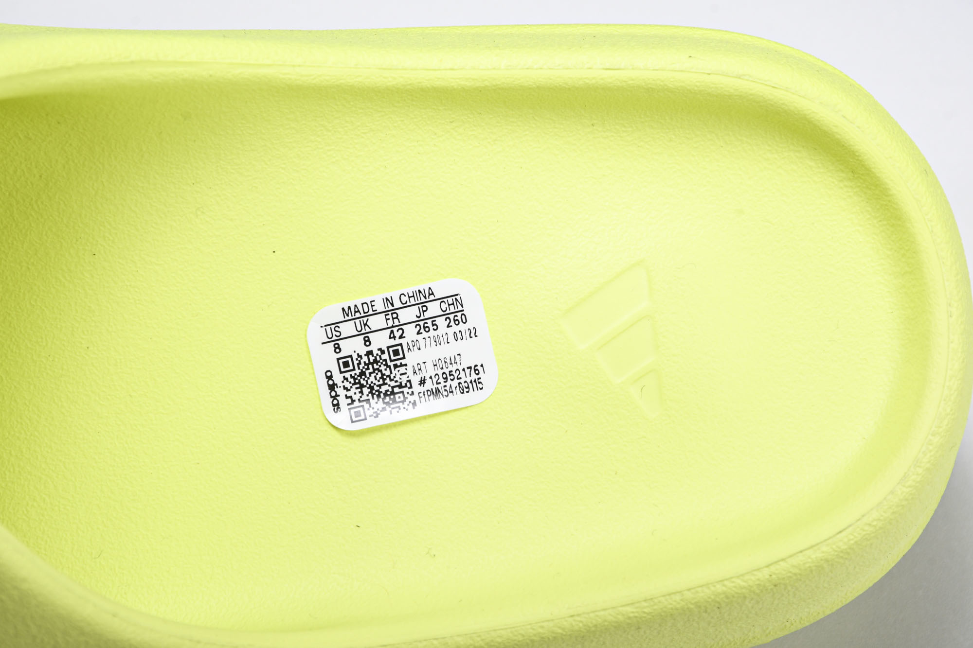 纯原 AD originals Yeezy Slide HQ6447 #YZ005US4=36-37 U